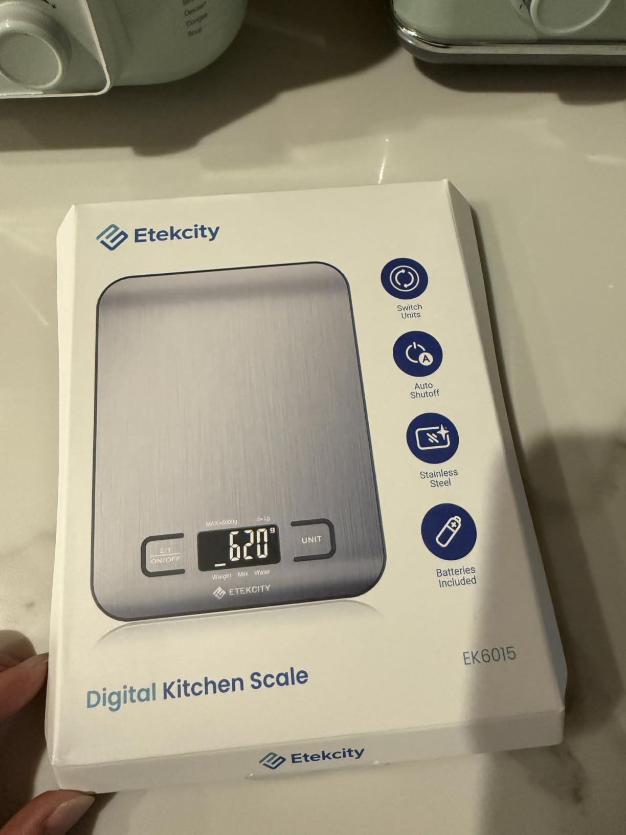 Etekcity Food Kitchen Scale, Digital Grams and Ounces, 11lb customer photo 1