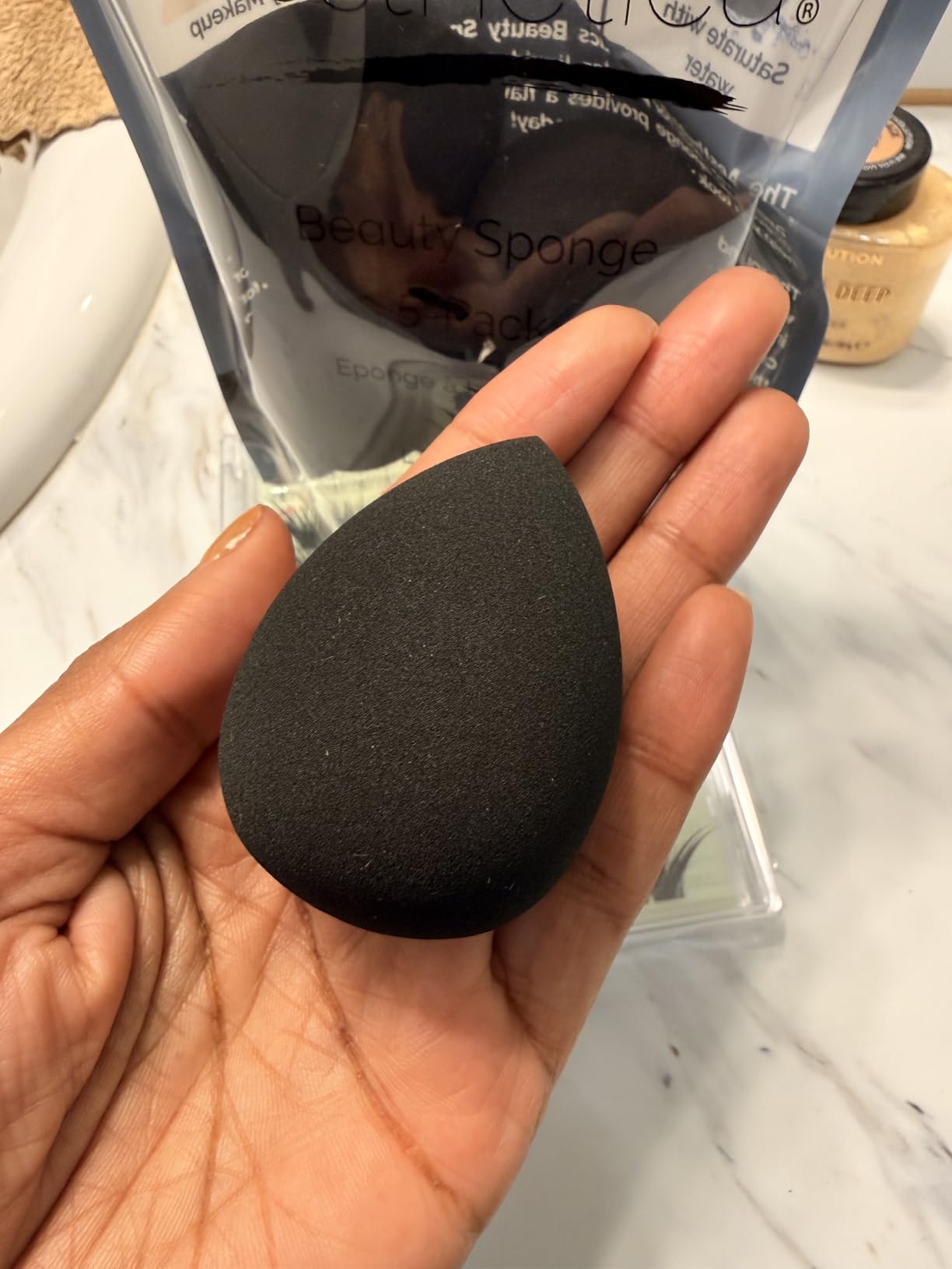 Aesthetica Beauty Sponge Blender, Latex Free & Vegan Makeup Sponge Blender customer photo 2