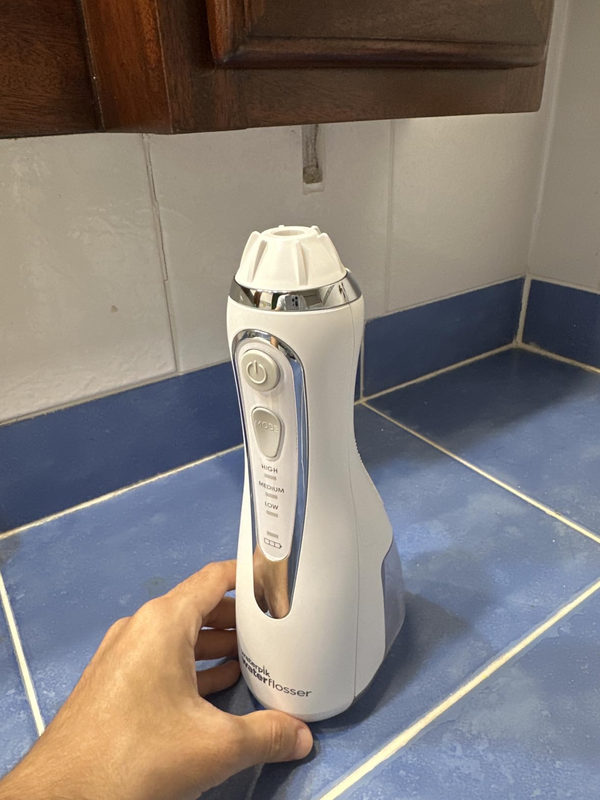 Waterpik Cordless Advanced Portable Water Flosser, Rechargeable, White customer photo 1