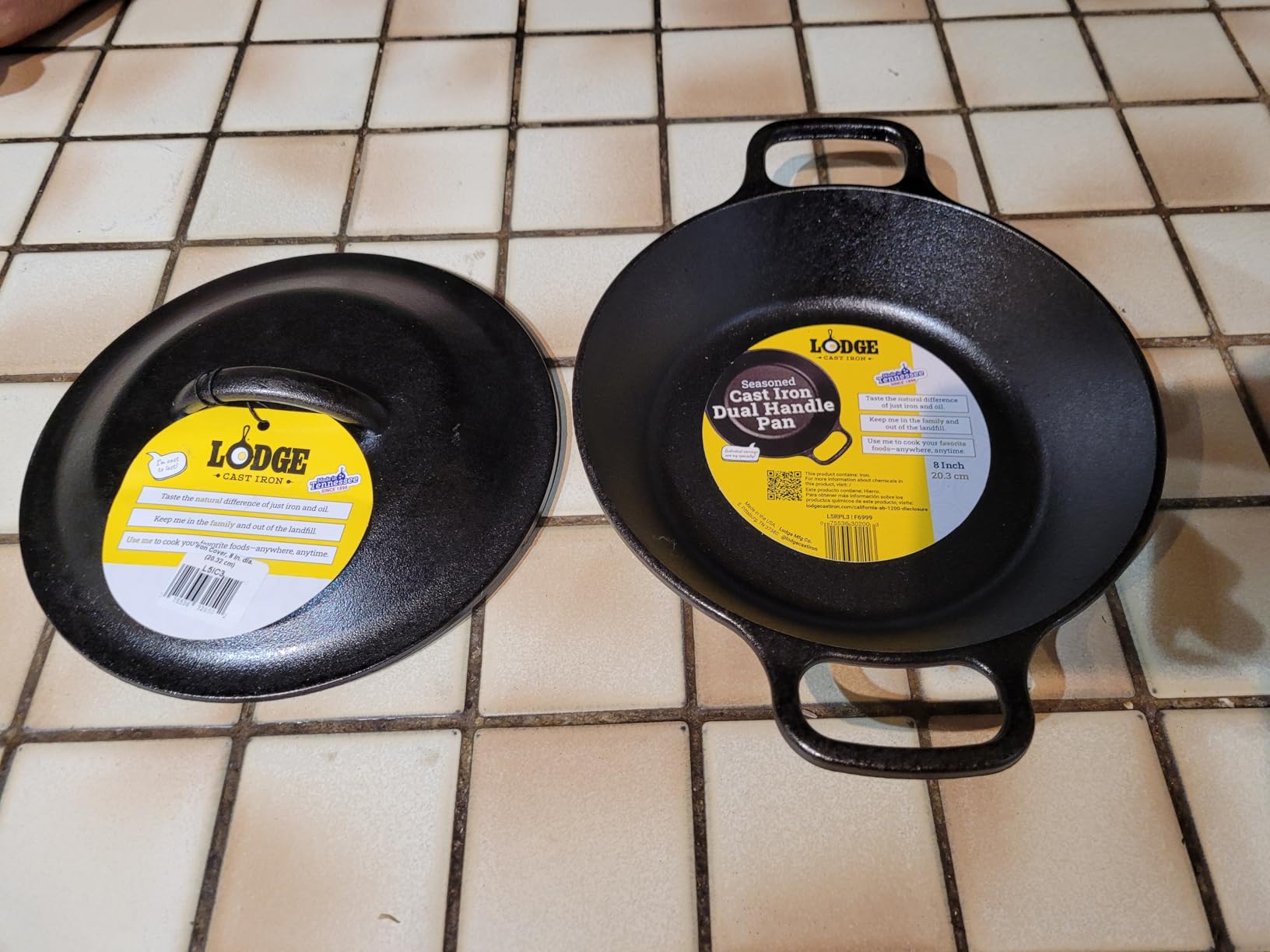 Lodge Pre-Seasoned Cast Iron Dual Handle Pan, PFAS-Free, 12 Inches customer photo 2