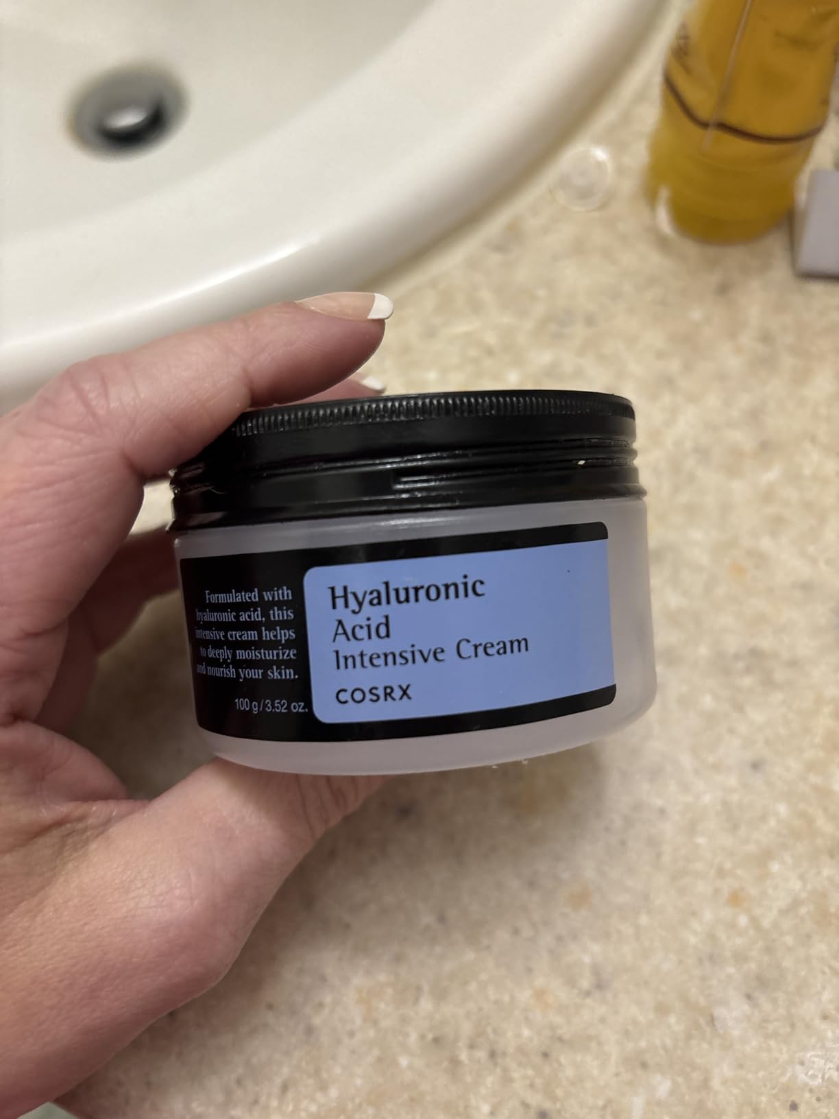 COSRX Hyaluronic Acid Cream, Daily Moisturizer for Sensitive Skin, 3.52 oz customer photo 1