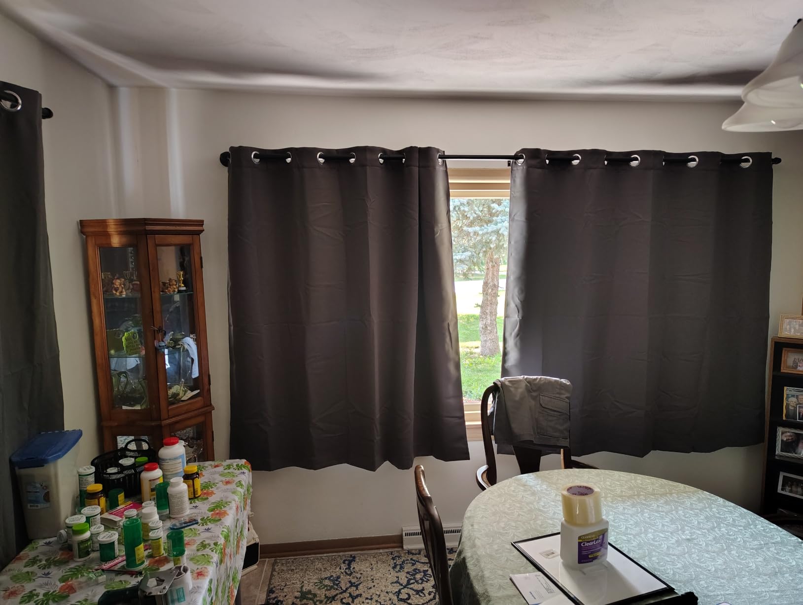 NICETOWN White 100% Blackout Curtains 84 inch Long for Bedroom 2 Pieces customer photo 2