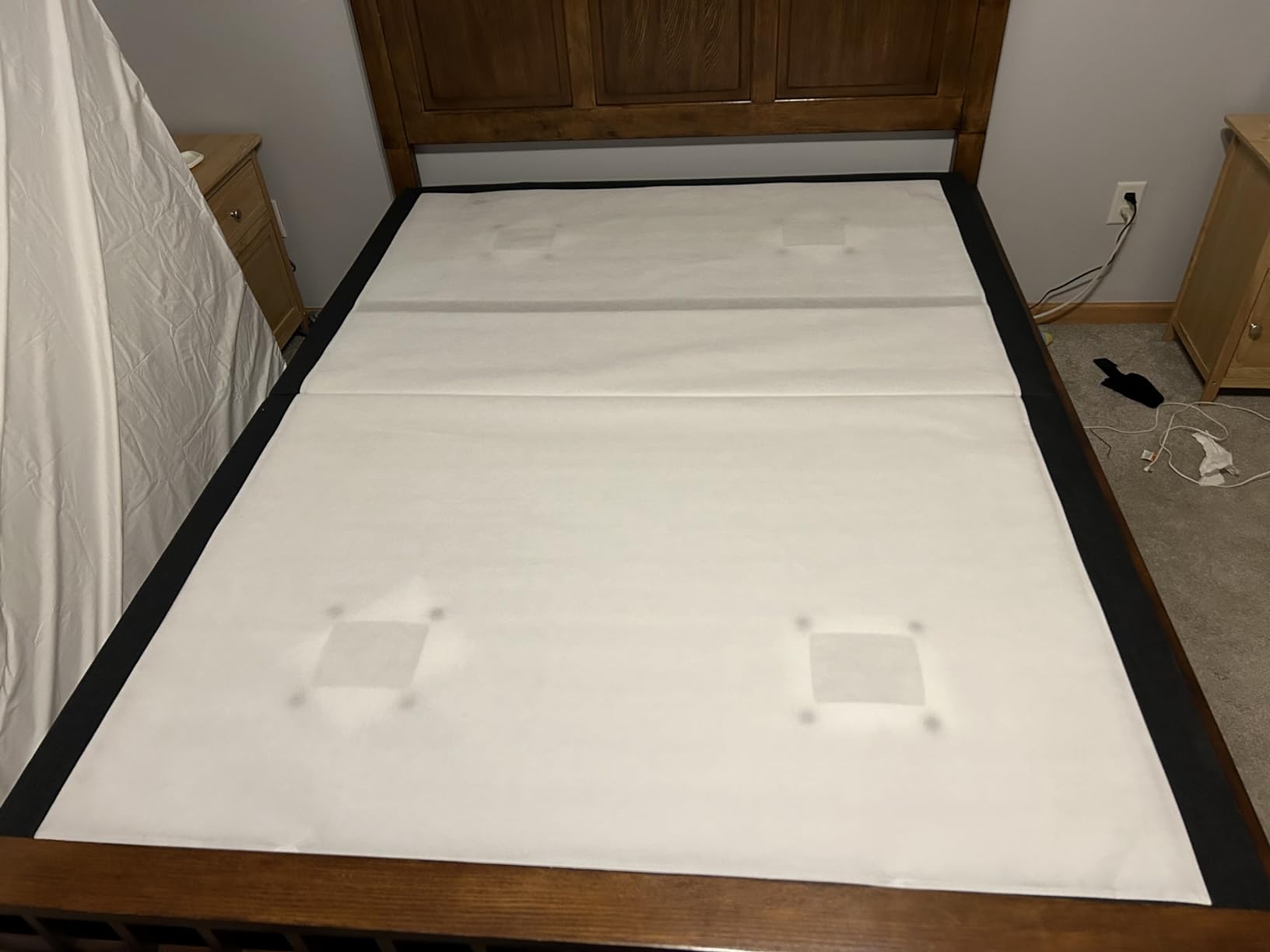 Blissful Nights z4 Adjustable Bed Frame for Storage Beds with Massage Anti-Snore, Zero G, USB Charging Station, Wireless Remote Head and Foot Incline and No Tools Required Assembly … (Queen) customer photo 2