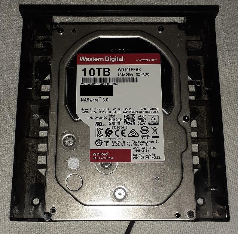 Western Digital 12TB WD Red Plus NAS Internal Hard Drive HDD - 5400 RPM, SATA 6 Gb/s, CMR, 256 MB Cache, 3.5