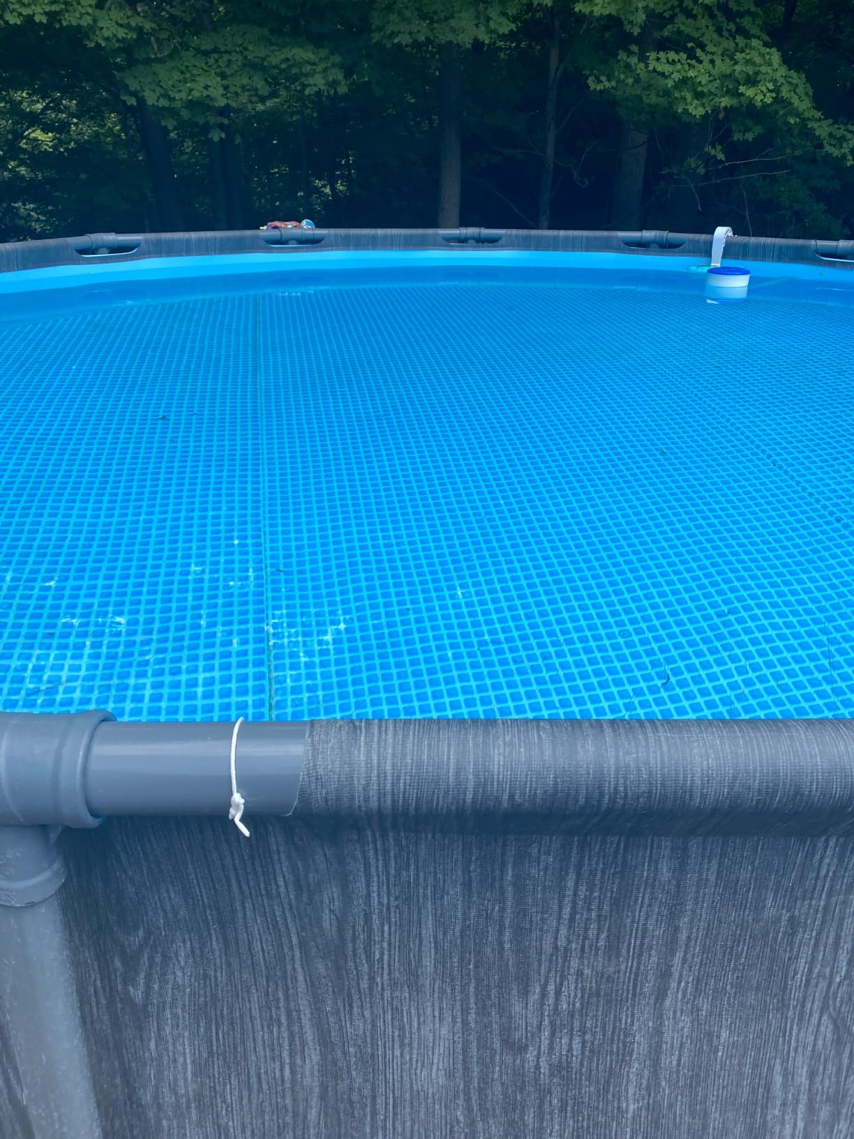 INTEX Greywood Prism Frame 15ft x 48in Round Above Ground Pool Set w/Pump customer photo 2