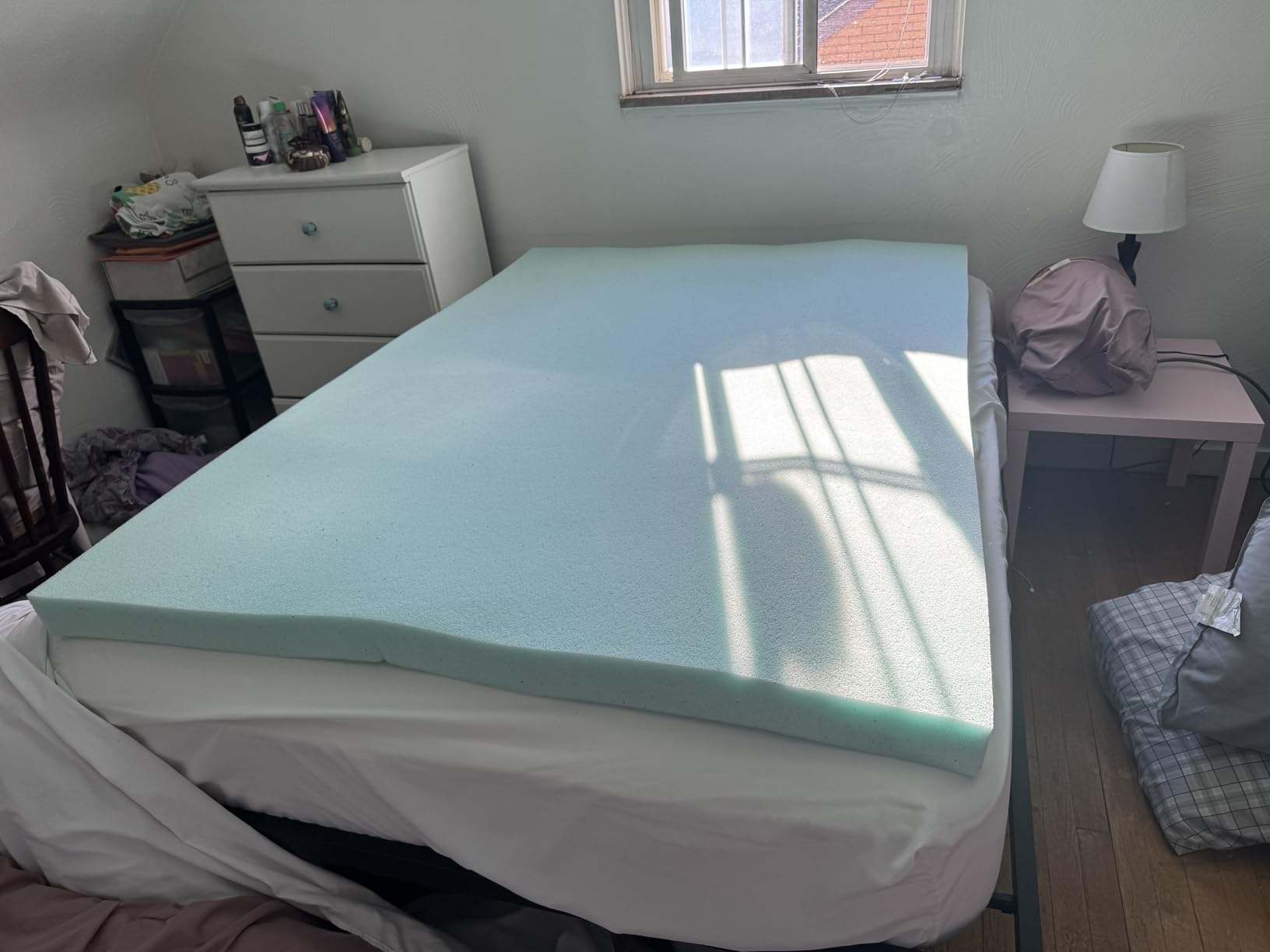 Serta ThermaGel 2-Inch Gel Memory Foam Mattress Topper, Queen customer photo 2