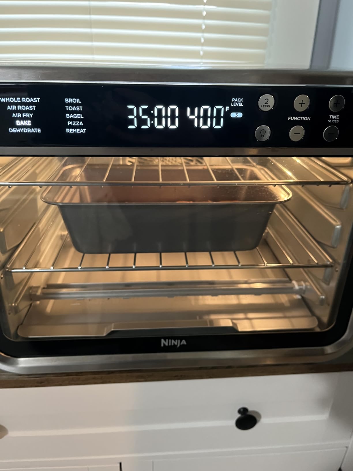 Ninja Foodi XL Pro Air Fry Oven, 10-in-1, Stainless Steel, DT201 customer photo 1