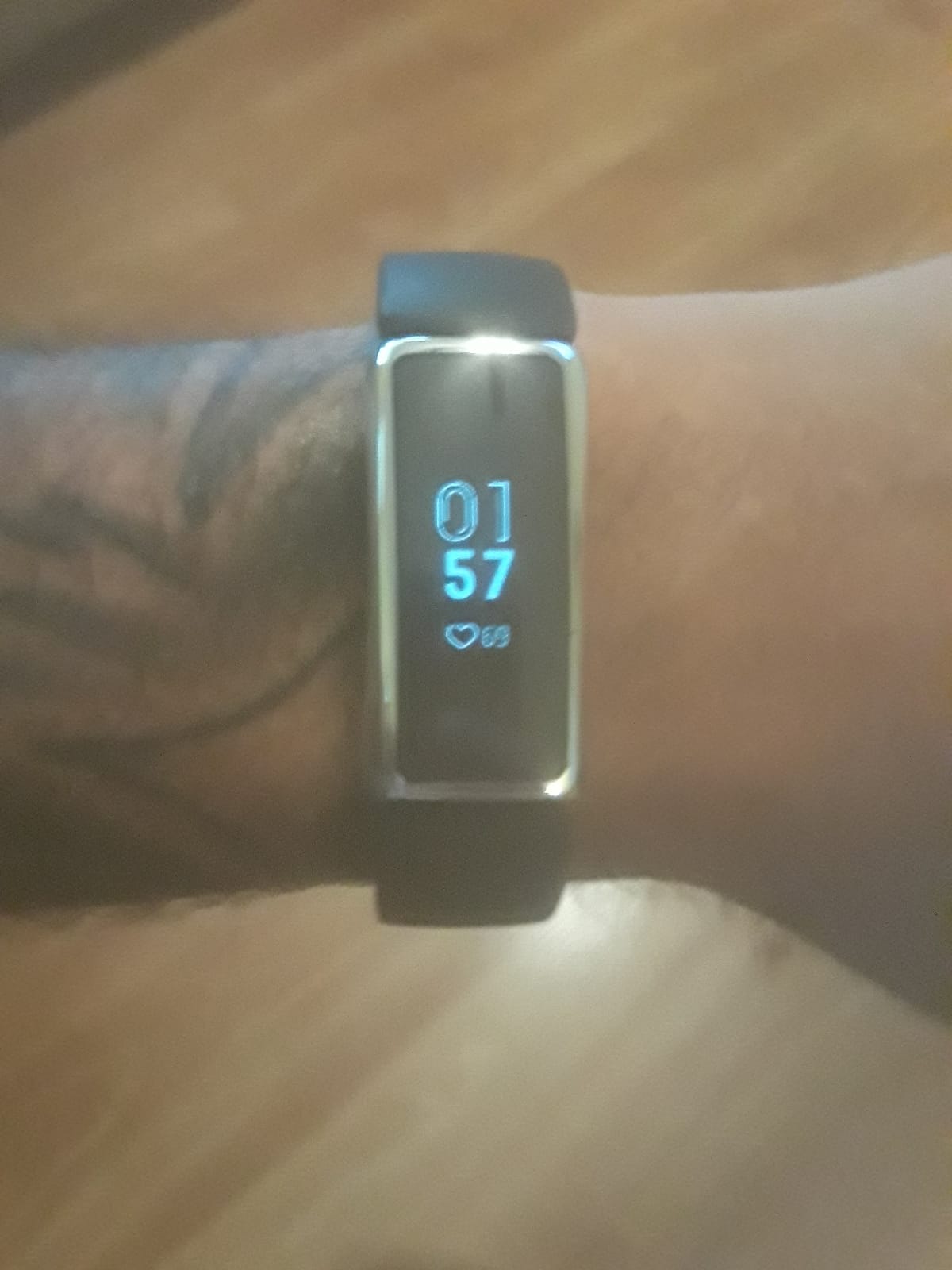 Fitbit Inspire 2 Health & Fitness Tracker with a Free 1-Year Fitbit Premium Trial, 24/7 Heart Rate, Black/Black, One Size (S & L Bands Included) customer photo 2