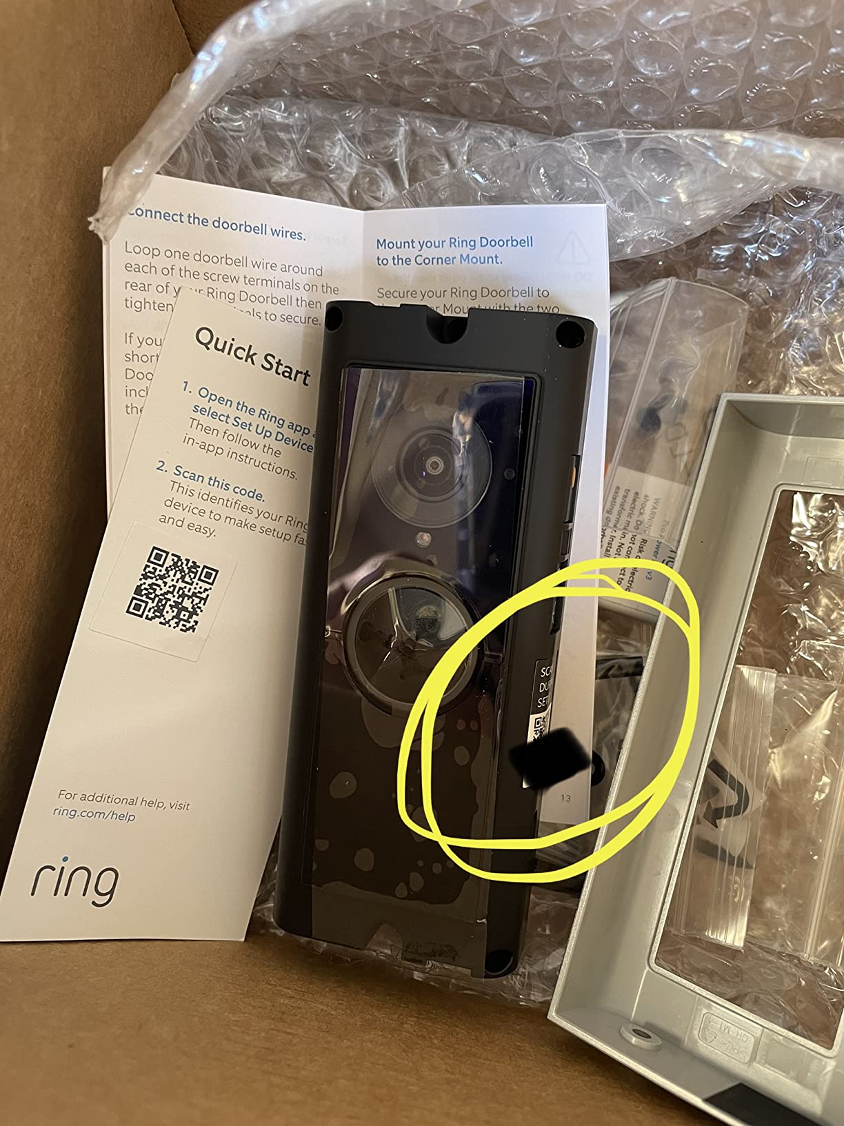 Ring Wired Doorbell Pro – Best-in-class hardwired doorbell camera with cutting-edge features (existing doorbell wiring required) (2021 release) customer photo 1