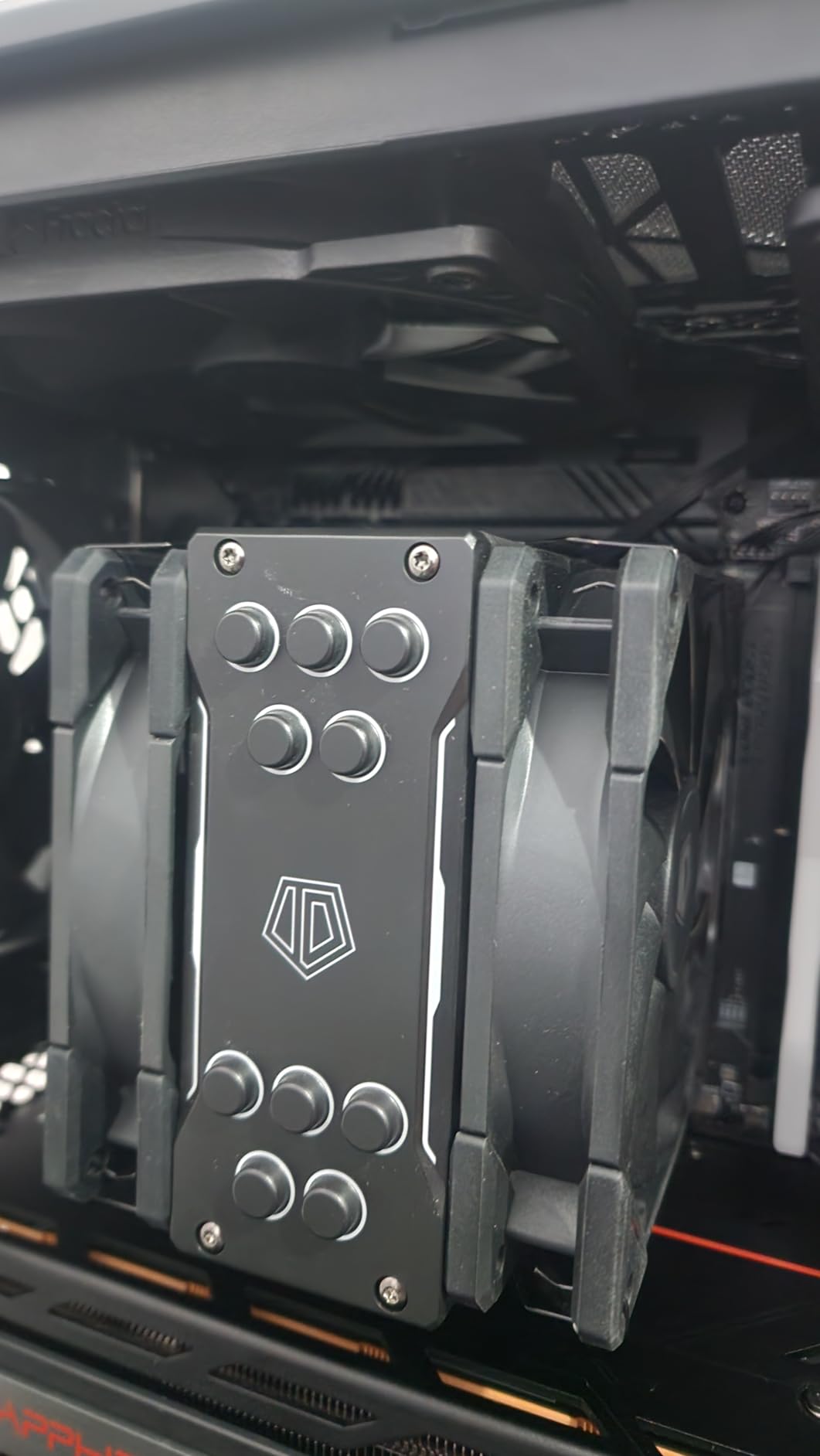 ID-COOLING SE-225-XT Black CPU Air Cooler, 5 Heatpipes, Dual 120mm PWM Fans customer photo 1