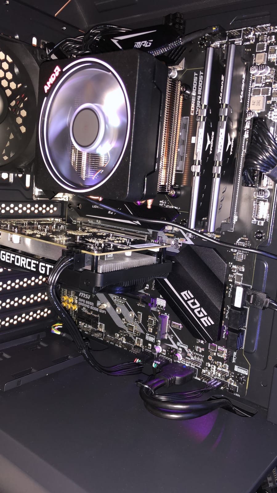 TEAMGROUP T-Force Vulcan Z DDR4 16GB Kit (2x8GB) 3600MHz (PC4-28800) CL18 Desktop Memory Module Ram TLZGD416G3600HC18JDC01 - Gray customer photo 2