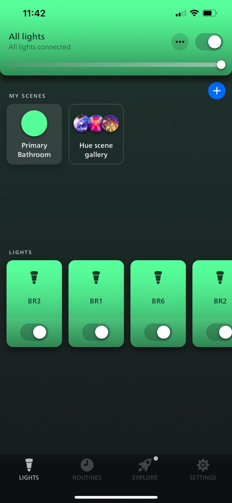 Philips Hue Smart 75W A19 LED Bulb - White and Color Ambiance Color-Changing Light - 1 Pack - 1100LM - E26 - Indoor - Control with Hue App - Works with Alexa, Google Assistant and Apple Homekit customer photo 1