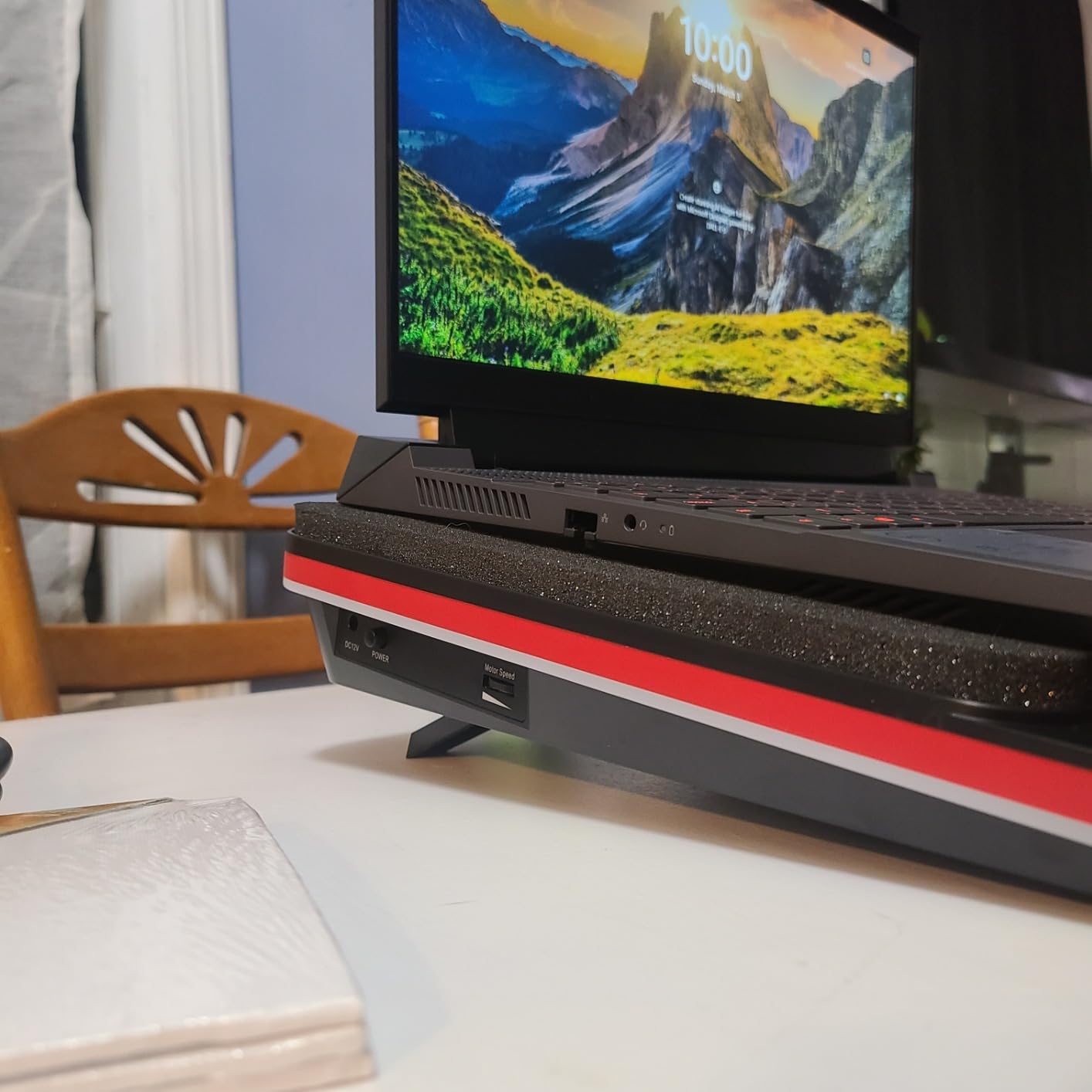 IETS GT500 Powerful Turbo-Fan (4200 RPM) Laptop Cooling Pad with Infinitely Variable Speed,Seal Foam for Rapid Cooling Gaming Laptop,Dust Filter for Protect Laptop,13-17.3inch Laptop Cooler customer photo 2