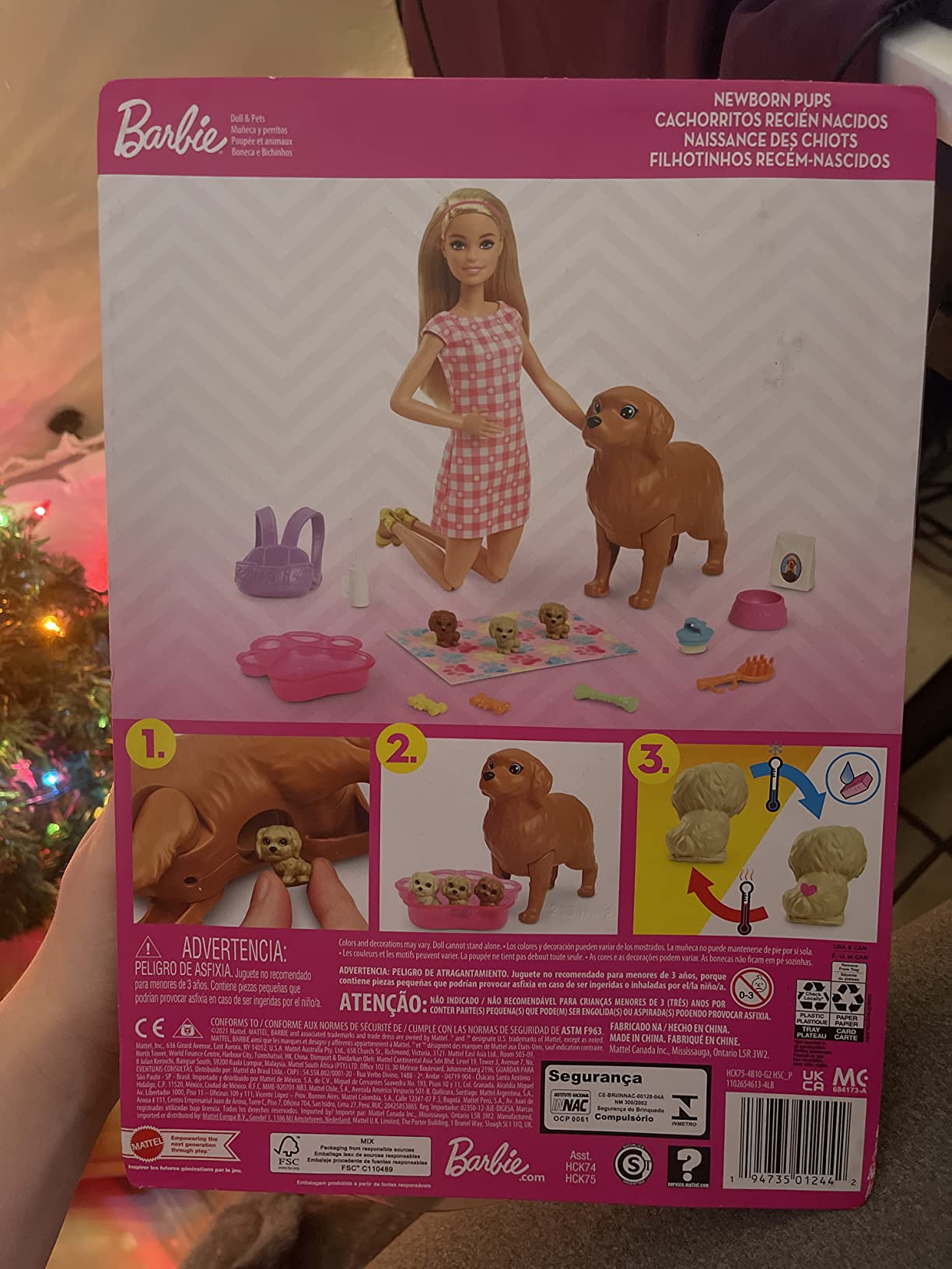 Barbie Doll & Pets Set featuring Mommy Dog and Puppies customer photo 2