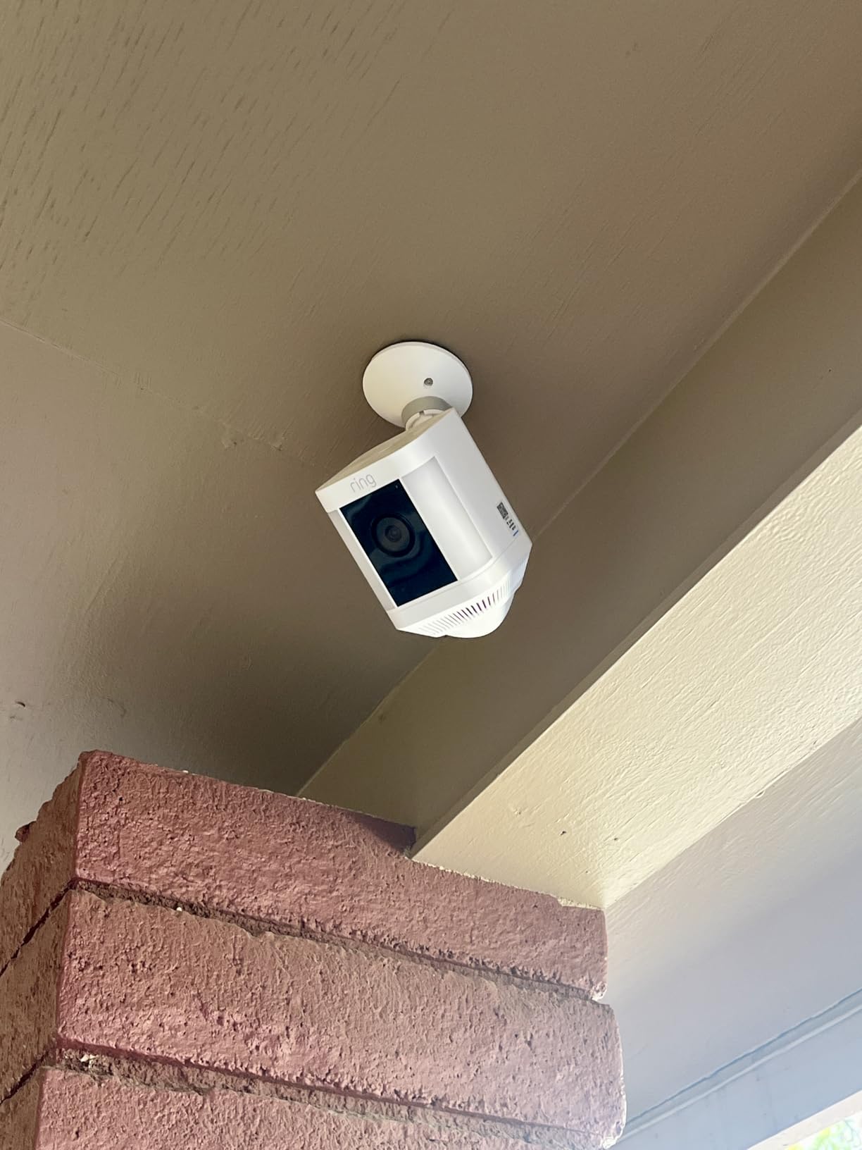 Ring Spotlight Cam Plus, Battery, Home or Business Security with HD video, Two-Way Talk, Color Night Vision, and Security Siren, Black customer photo 2