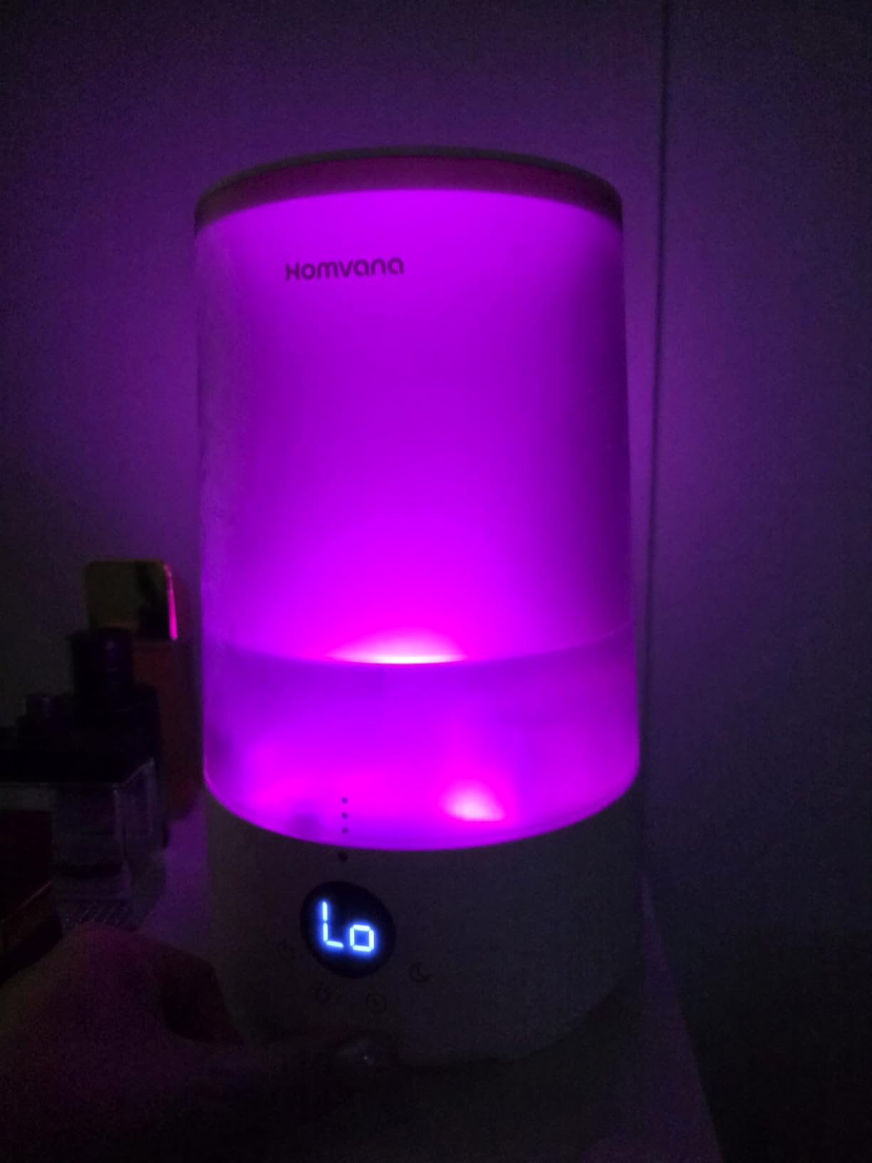Homvana Top-Fill Cool Mist Humidifiers for Bedroom, Large Room(3.6L,Grey) customer photo 2