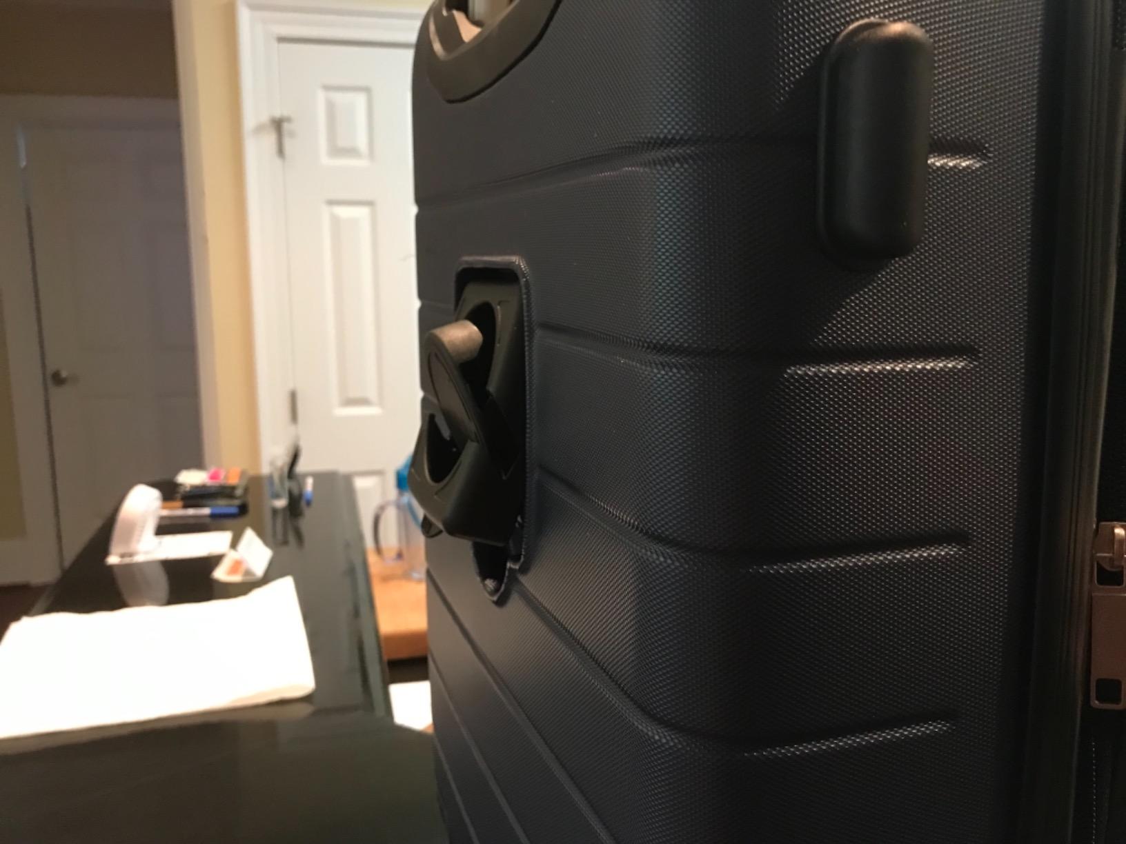 Wrangler Smart Spinner Hardside Luggage, 2 Piece Set, Teal customer photo 1