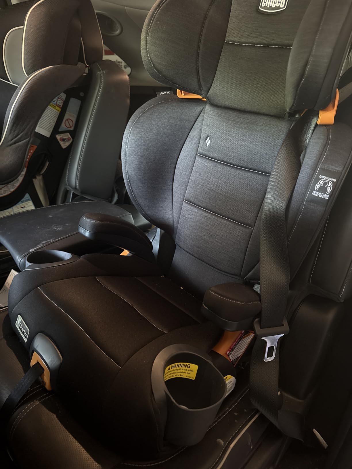 Chicco KidFit ClearTex Plus 2-in-1 Belt-Positioning Booster Car Seat customer photo 2