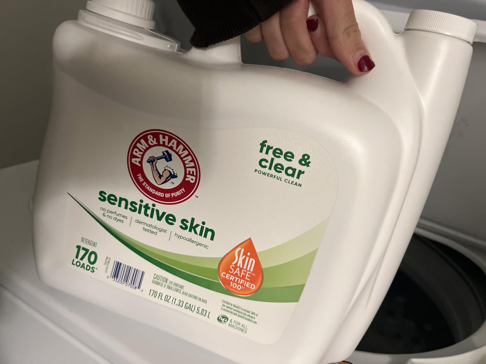 ARM & HAMMER Sensitive Skin Free & Clear Liquid Laundry Detergent customer photo 2