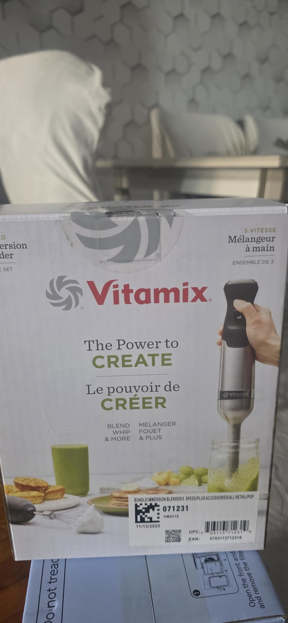 Vitamix 5-Speed Immersion Blender 3-Piece Bundle, Stainless Steel/Black customer photo 1