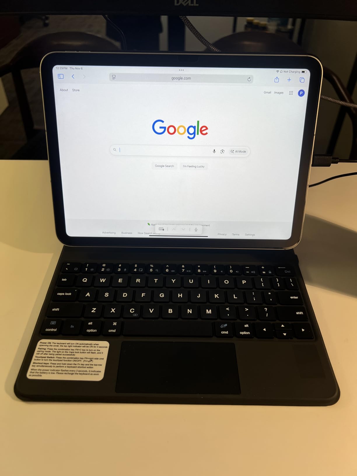 runelk Keyboard Case for iPad 10th Generation 2022 & 11th (A16, 2025) – Magic-Style Keyboard with Multi-Touch Trackpad – Floating Cantilever Stand – Magnetic Case for iPad 10.9 inch 10th / 11th Gen. customer photo 2