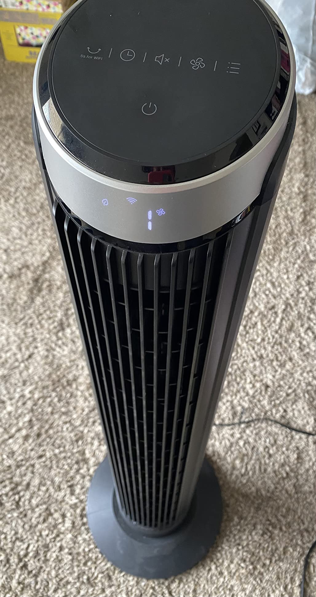 DREO Smart Tower Fan for Bedroom, 90° Oscillating Fan, 26ft/s Wind, 28dB customer photo 1