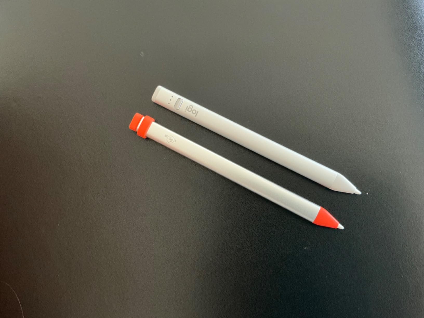 Logitech Crayon Digital Pencil for All iPads (2018 Releases and Later) with Apple Pencil Technology, Anti-roll Design, and Dynamic Smart tip - Intense Sorbet customer photo 1