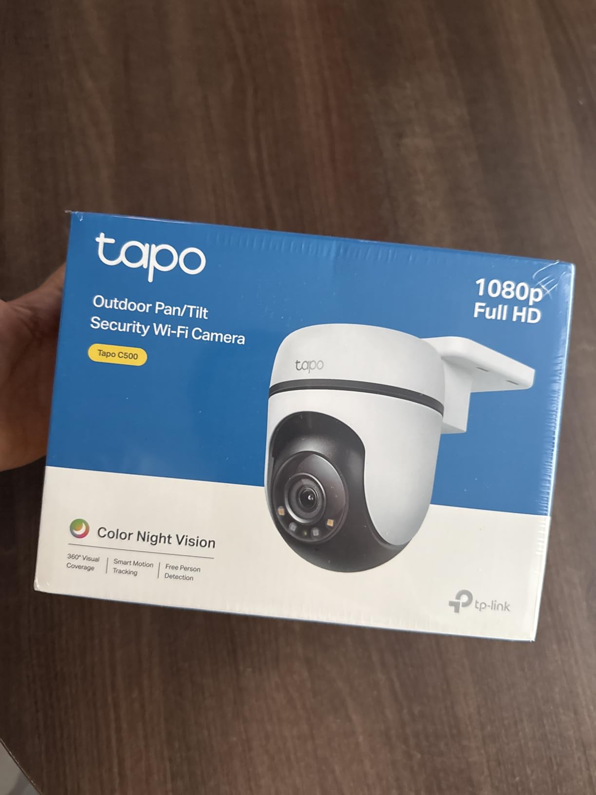 TP-Link Tapo 1080P Outdoor Wired Pan/Tilt Security Camera, C500 customer photo 2