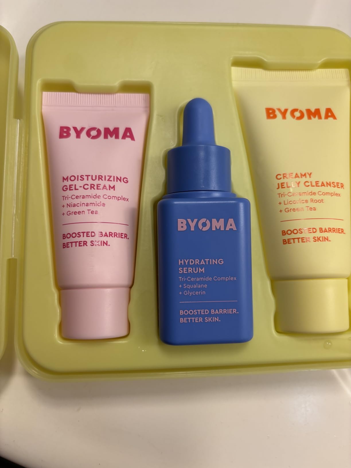 BYOMA So Hydrated Travel Size Gift Set - Skincare Minis (30ml, 15ml, 15ml) customer photo 2