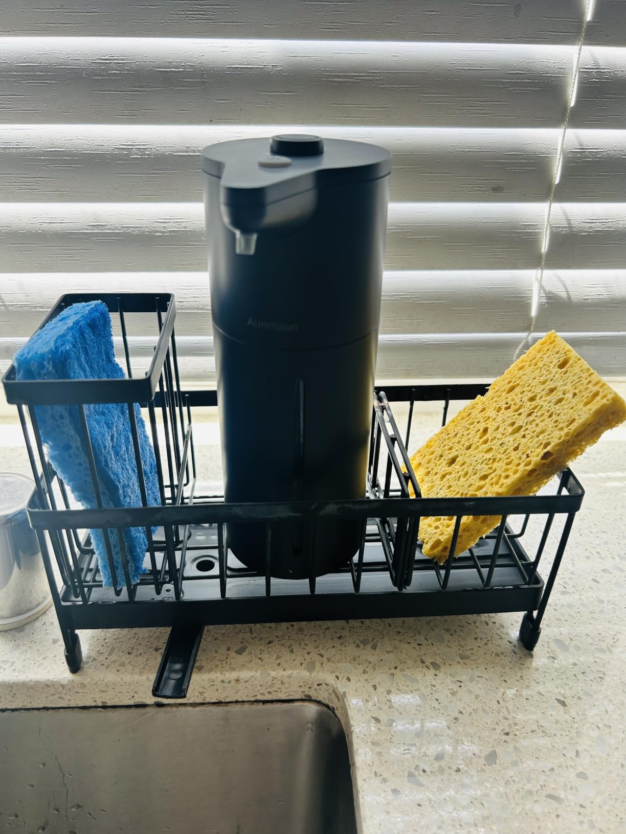 Cisily Sponge Holder for Kitchen Sink, Sink Organizer with Brush Holder customer photo 2