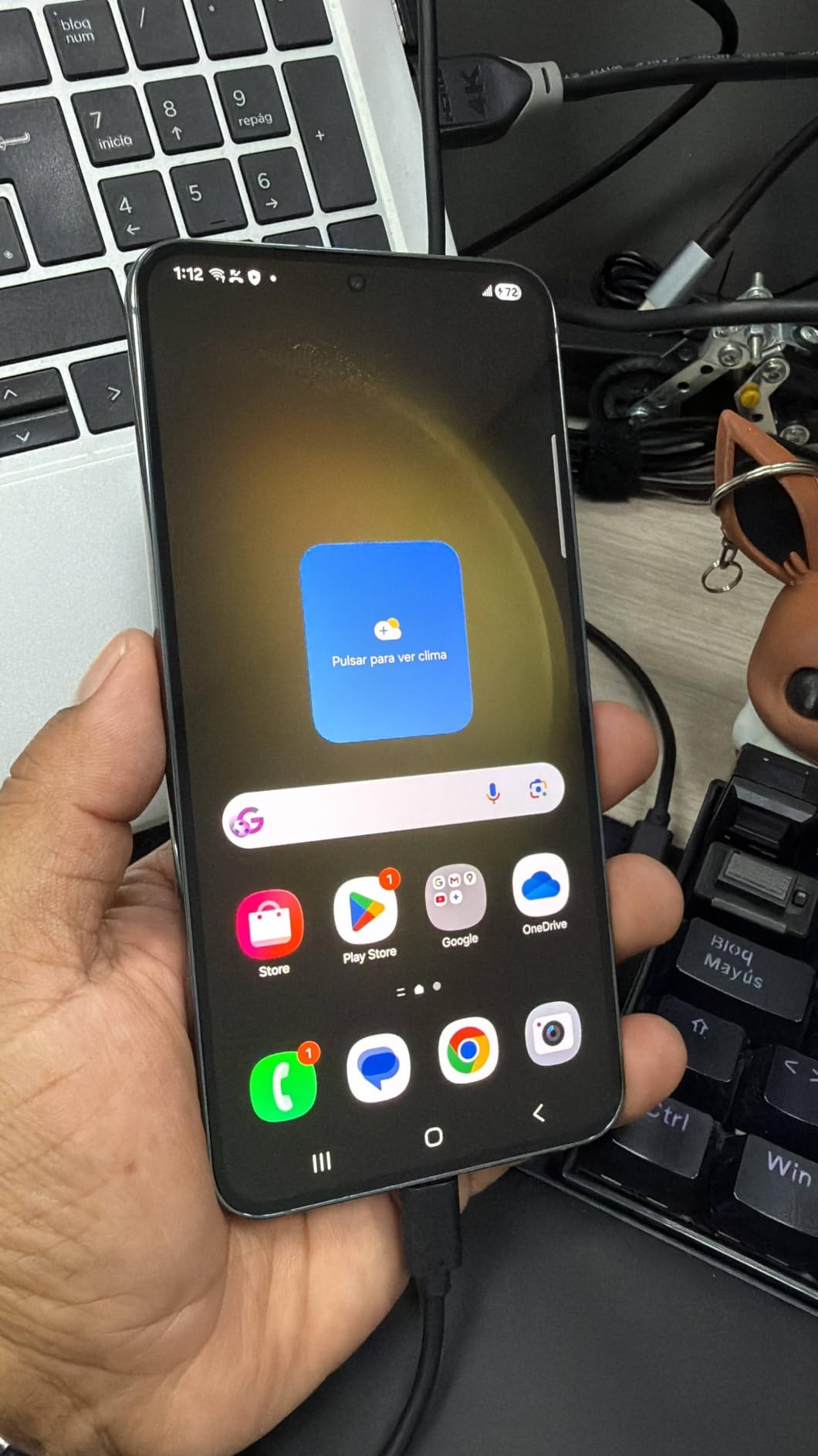 Samsung Galaxy S23+ Plus 5G, US Version, 256GB, Phantom Black - Unlocked (Renewed) customer photo 1