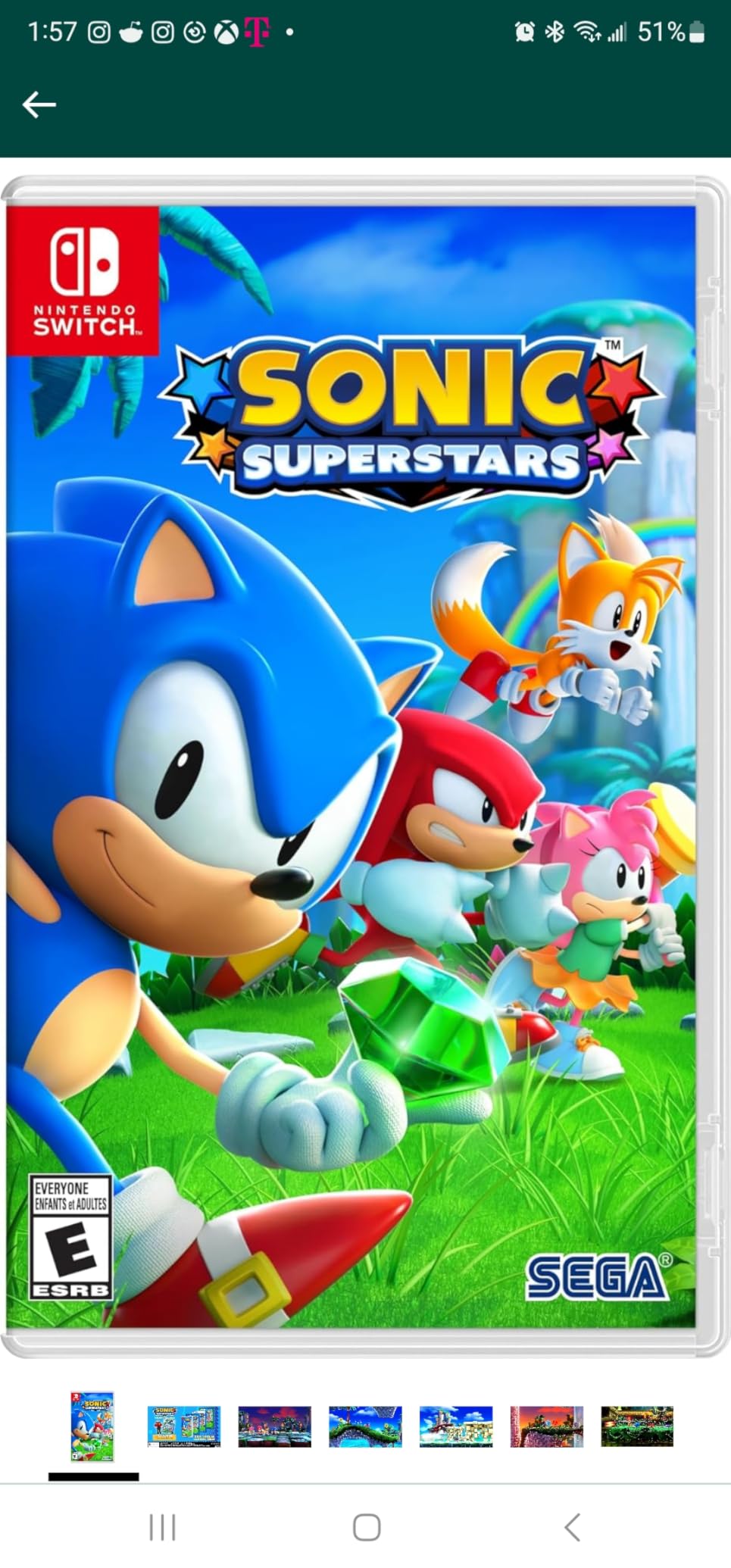 Sonic Superstars - Nintendo Switch customer photo 1