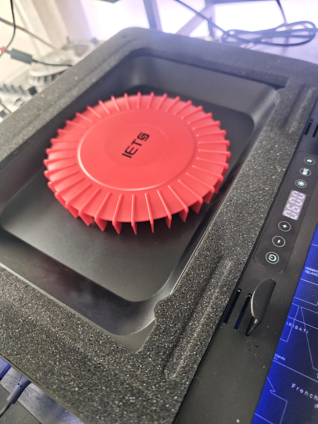 IETS GT600 RGB Laptop Cooling Pad Equipped with Gigantic Turbo-Fan(5.5inch Diameter),Sealed Foam for Rapid Cooling Gaming Laptop,14.1-19.3 inch Laptop Cooler with 3-Port USB Hub,Dust Filter customer photo 2