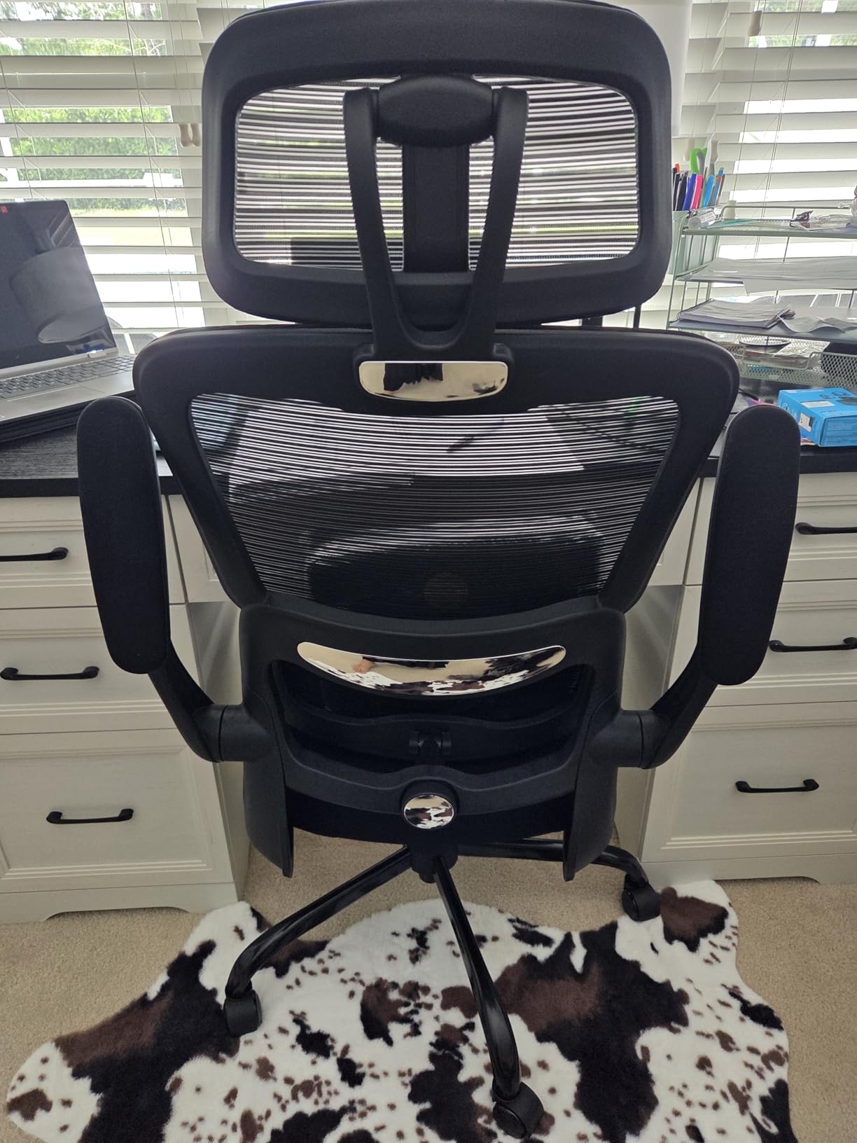 TRALT Office Chair Ergonomic Desk Chair with Lumbar Support Black, 1 customer photo 1