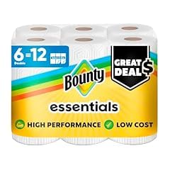 Bounty Essentials Select-A-Size Paper Towels, 6 Double Rolls, White, 108 Sheets Per Roll customer photo 1
