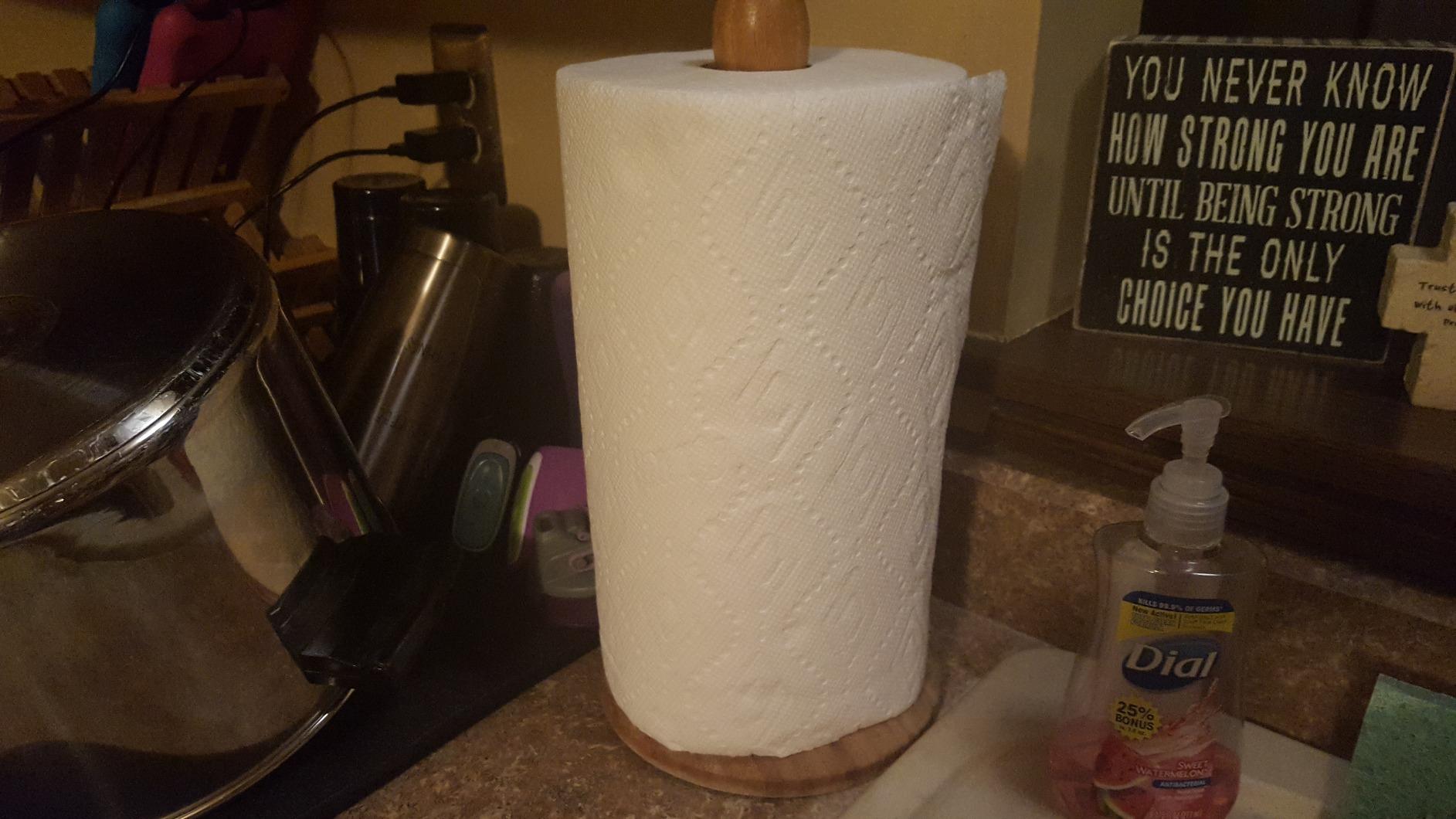 Bounty Essentials Select-A-Size Paper Towels, 6 Double Rolls, White, 108 Sheets Per Roll customer photo 2