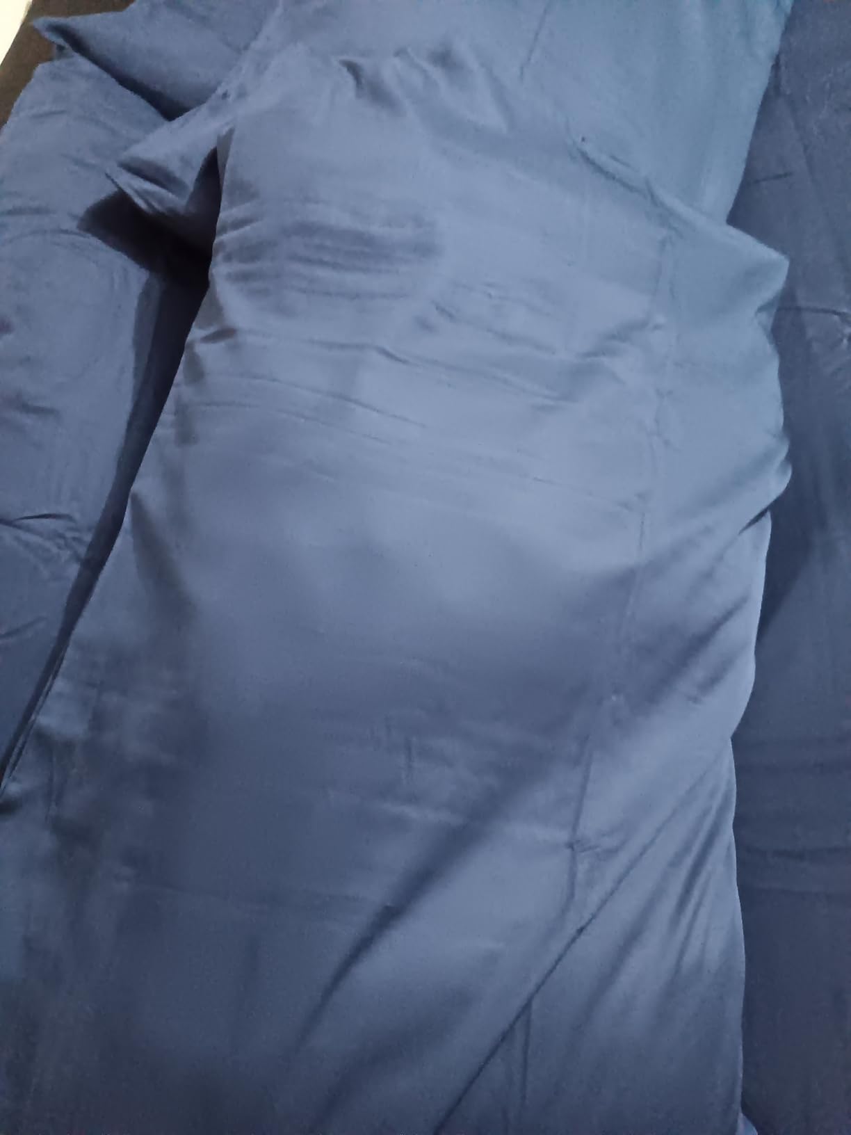 Cooling Sheets Set Queen Size, Viscose Derived from Bamboo for Hot Sleepers | Deep Pocket Up to 16 Inch | Silky Soft & Breathable Bedding - 4PC (Queen, Navy) customer photo 2