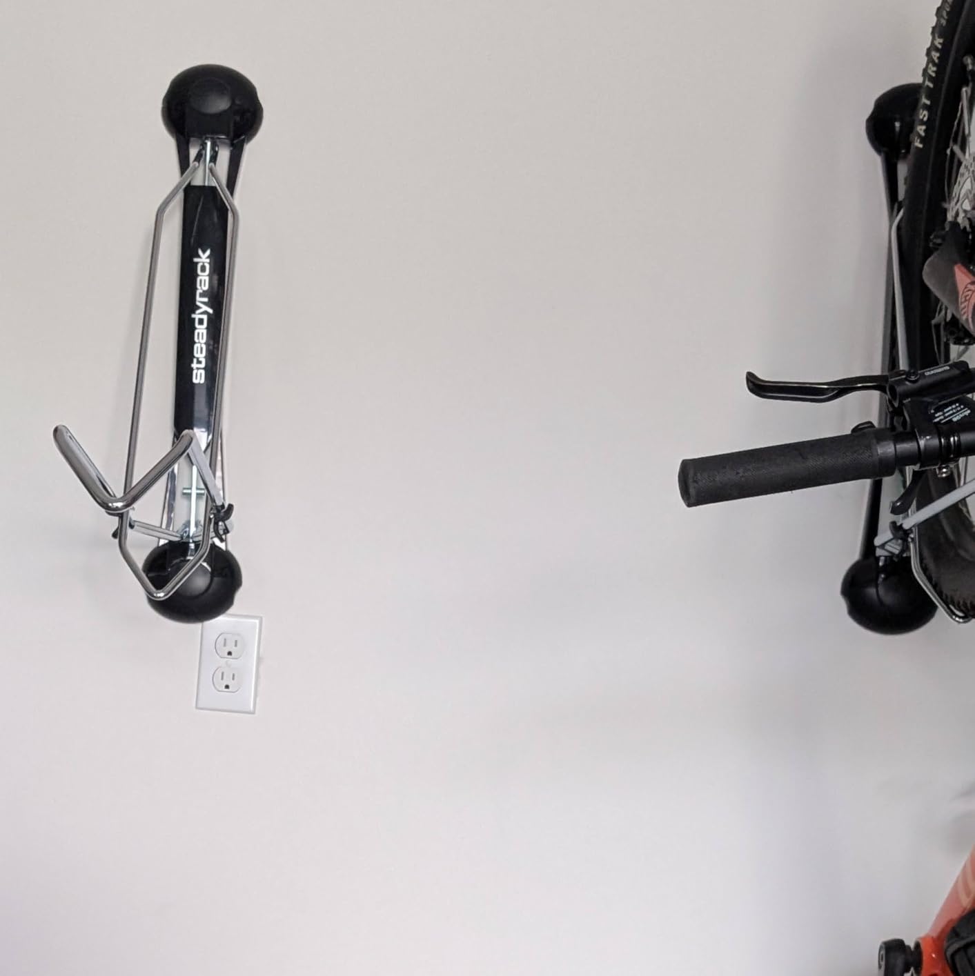Steadyrack Swivel Bike Wall Mount, Vertical Mountain Bike Rack, Garage customer photo 2