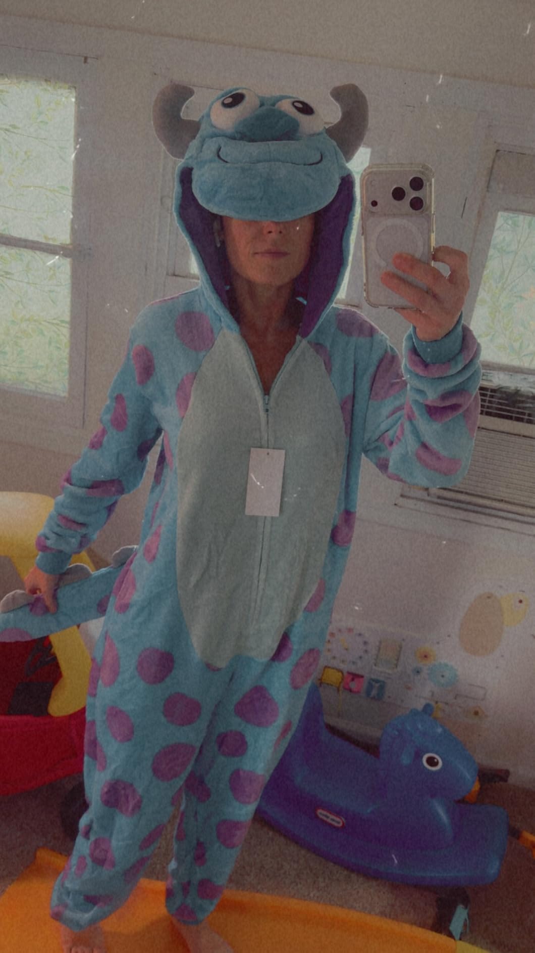 COSUSKET Snug Fit Unisex Adult Onesie Pajamas, Flannel Cosplay Animal One Piece Halloween Costume Sleepwear Homewear customer photo 2