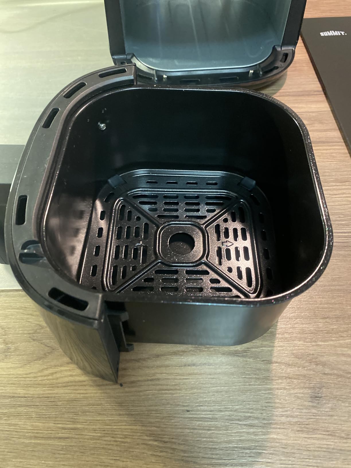 CHEFMAN 2 Qt Mini Air Fryer – Digital Space-Saving Compact Air Fryer with Nonstick and Dishwasher Safe Basket, Quick & Easy Meals in Minutes, Features Digital Timer and Shake Reminder – Black customer photo 2