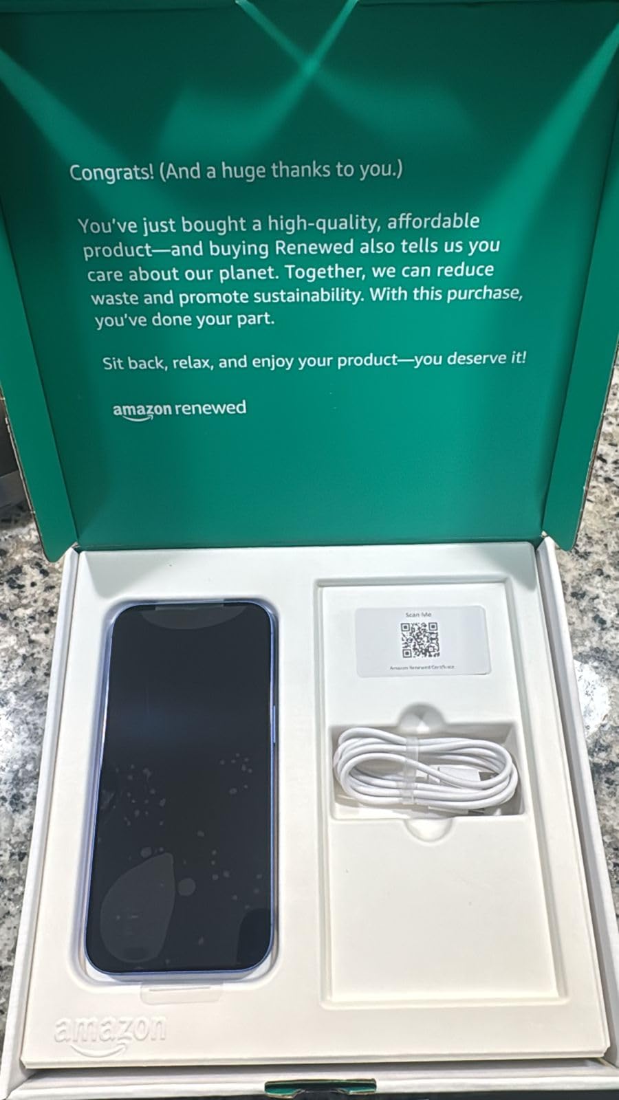 Apple iPhone 16, 128GB, Ultramarine - Unlocked (Renewed) customer photo 1