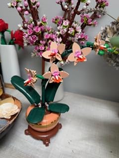 LEGO Botanicals Mini Orchid Building Set - Artificial, Fake Orchid for Home Decor, Adults Ages 18+ - Gift for Birthdays - Indoor Plant Decorations for Table, Desk, Office - 10343 customer photo 2
