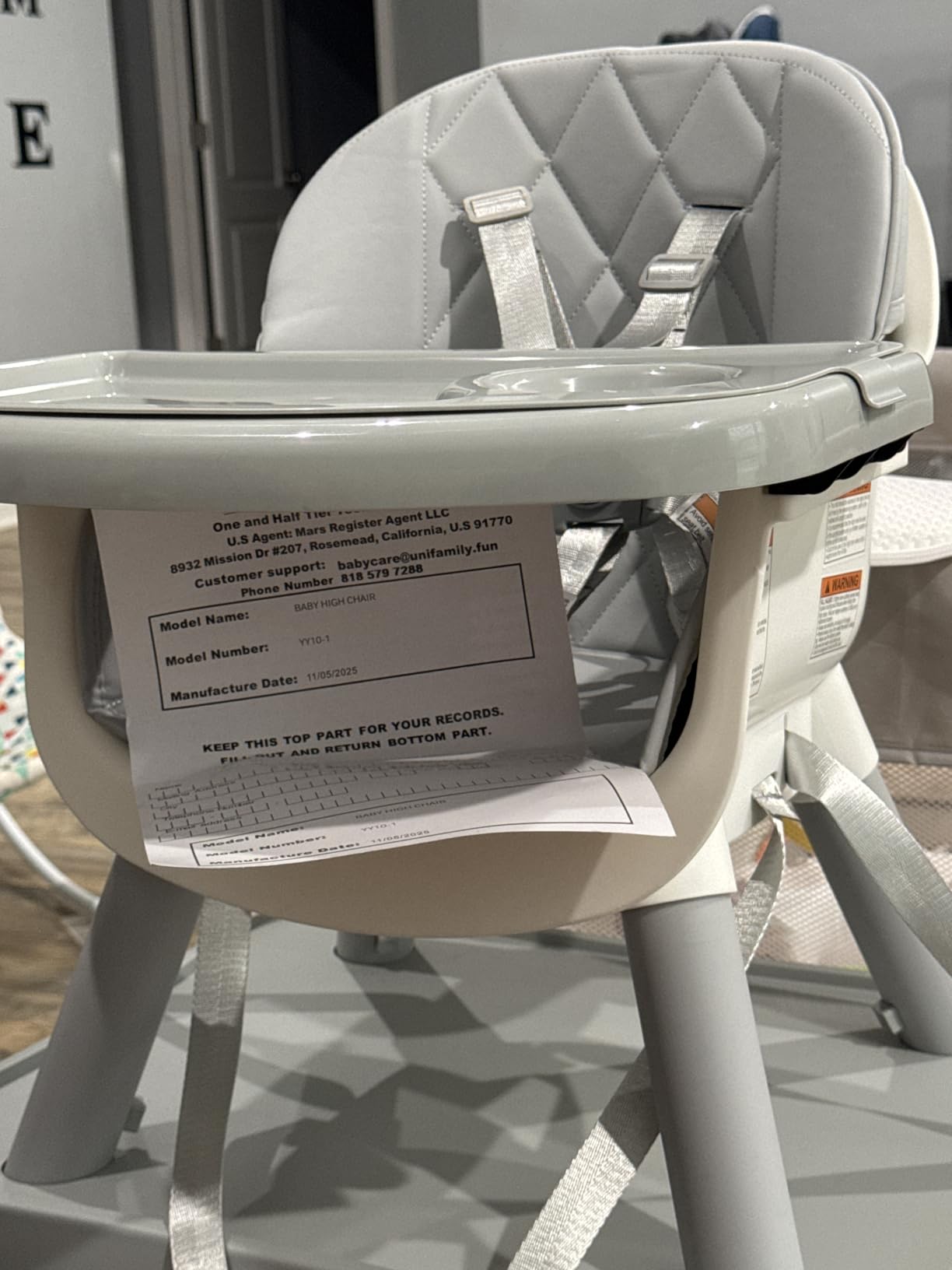 6 in 1 Baby High Chair for Babies and Toddlers, Booster Seat, Toddler Chair customer photo 1