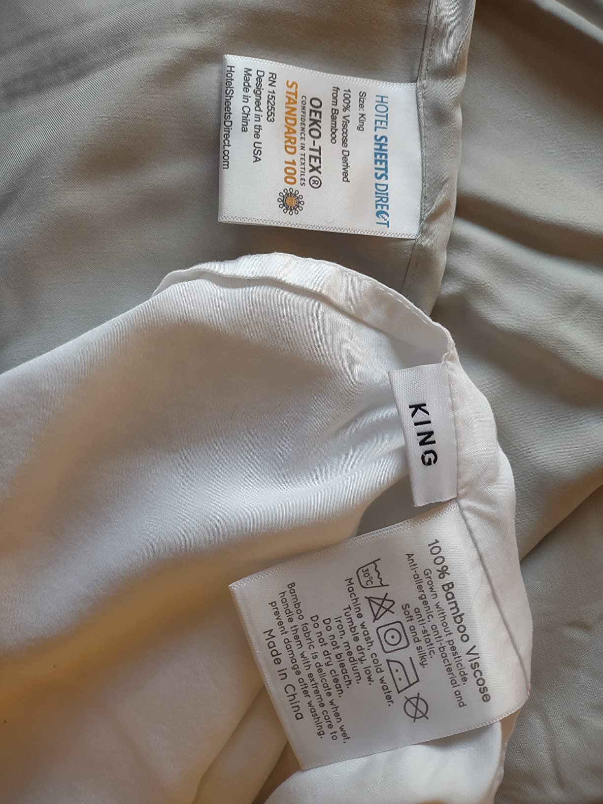 BAMPURE 100% Rayon from Bamboo Sheets Queen Size - 4pc Cooling Sheets Queen customer photo 2