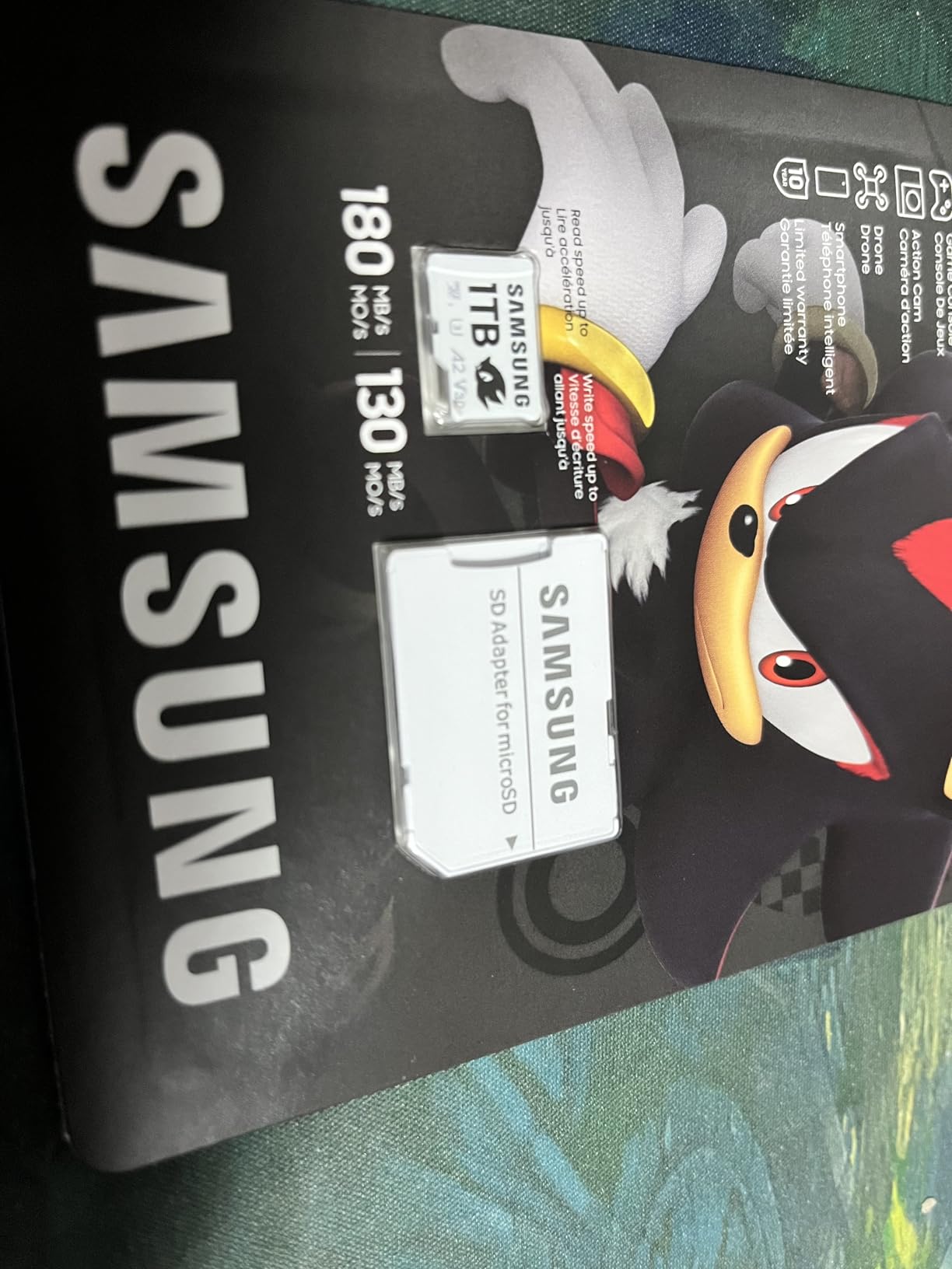 Samsung PRO Plus Sonic The Hedgehog 256GB microSDXC+Adapter, Up to 180MB/s customer photo 2