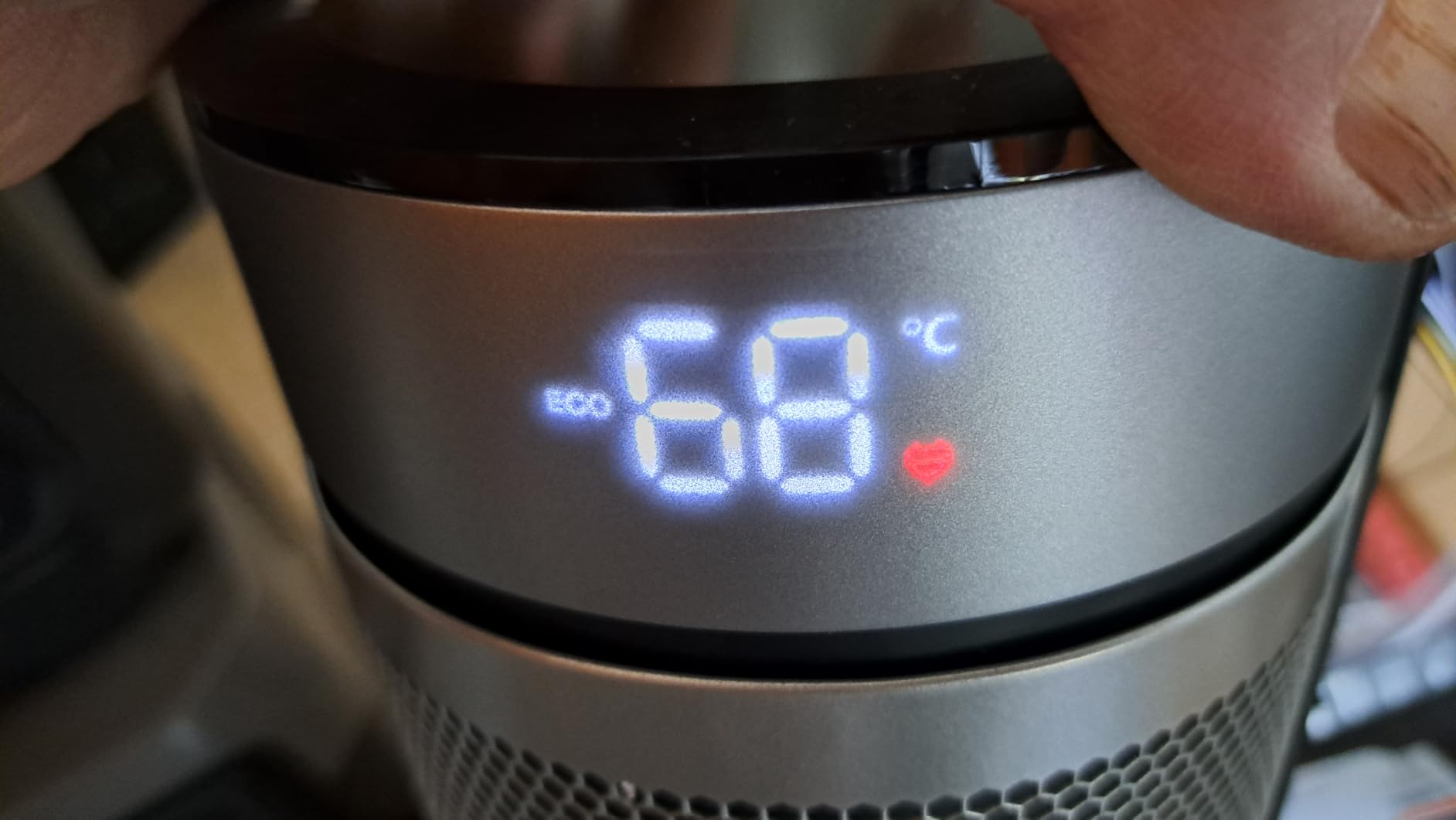 DREO Space Heater for Large Room, 24'' Electric Heaters for Indoor Use ECO customer photo 2