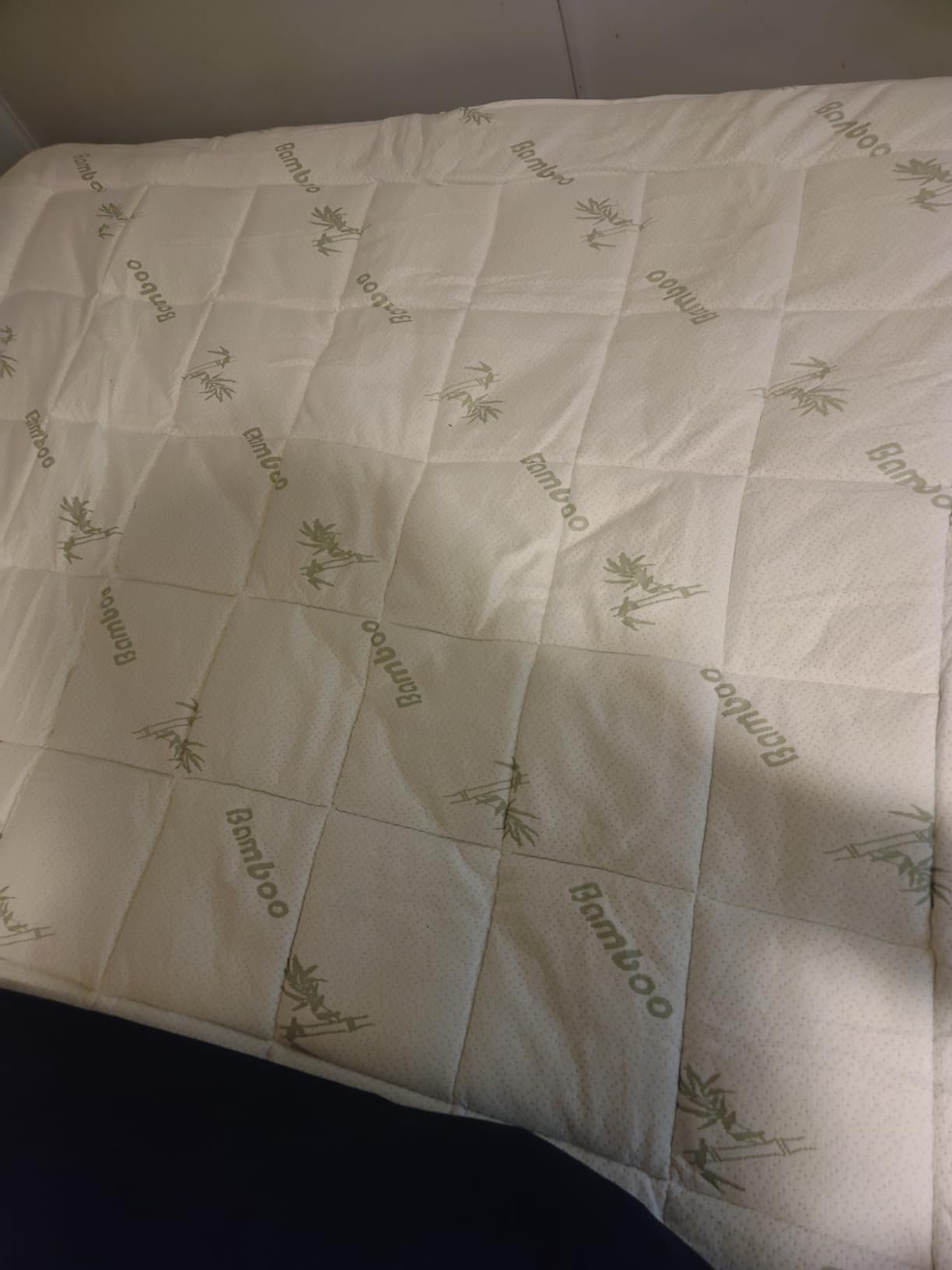 Cooling Mattress Topper Queen – Extra Soft Pillow Top Mattress Pad, Breathable Viscose Made from Bamboo Mattress Protector for Back Pain Relief, Deep Pocket Cover Fits 8–21 Inch customer photo 2