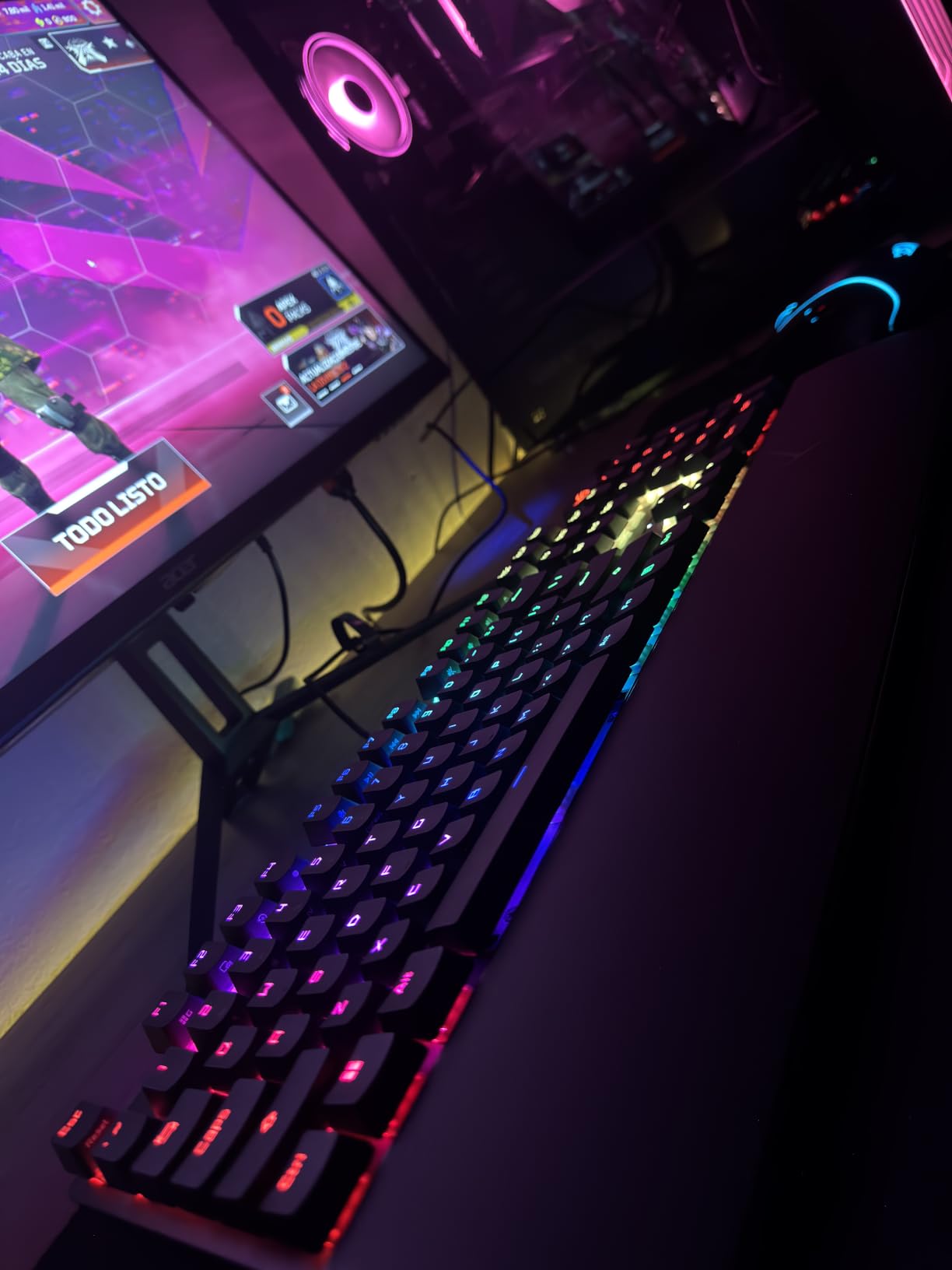 ASUS ROG Strix Scope II X Wired USB Mechanical Gaming Keyboard – 100% Full-Size, Hot Swappable Pre-lubed ROG NX Snow V2 Linear Switches, PBT Keycaps, RGB, PC/Mac Support - Black customer photo 2