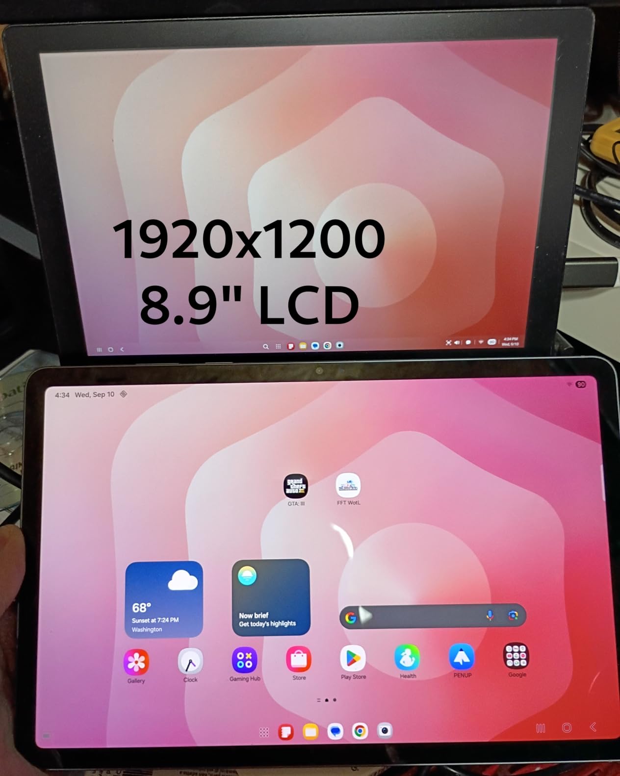 Samsung Galaxy Tab S11 128GB WiFi Android Tablet, Galaxy AI, IP68, Silver customer photo 2