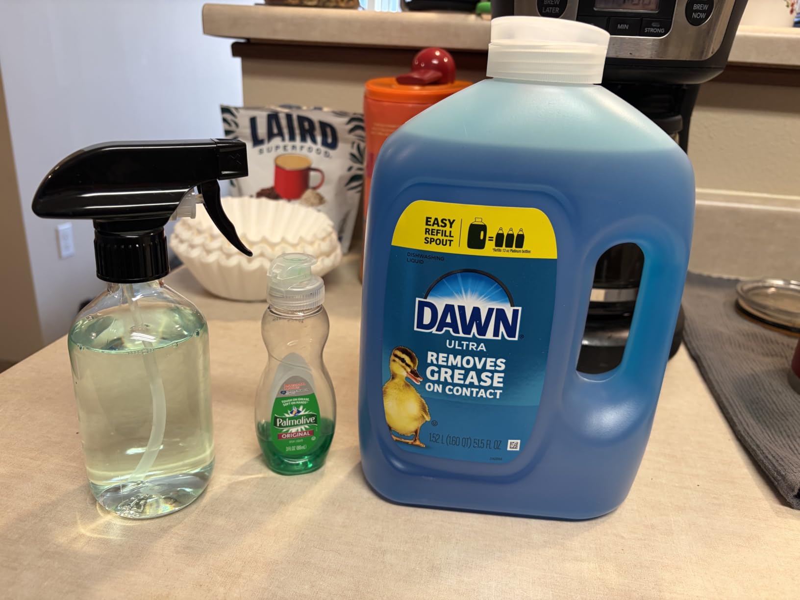 Dawn Ultra Dish Soap Refill Jug, Large Size Original Blue Liquid Dishwashing Detergent, Powerful Dish Soap for Grease, 51.5 oz customer photo 1